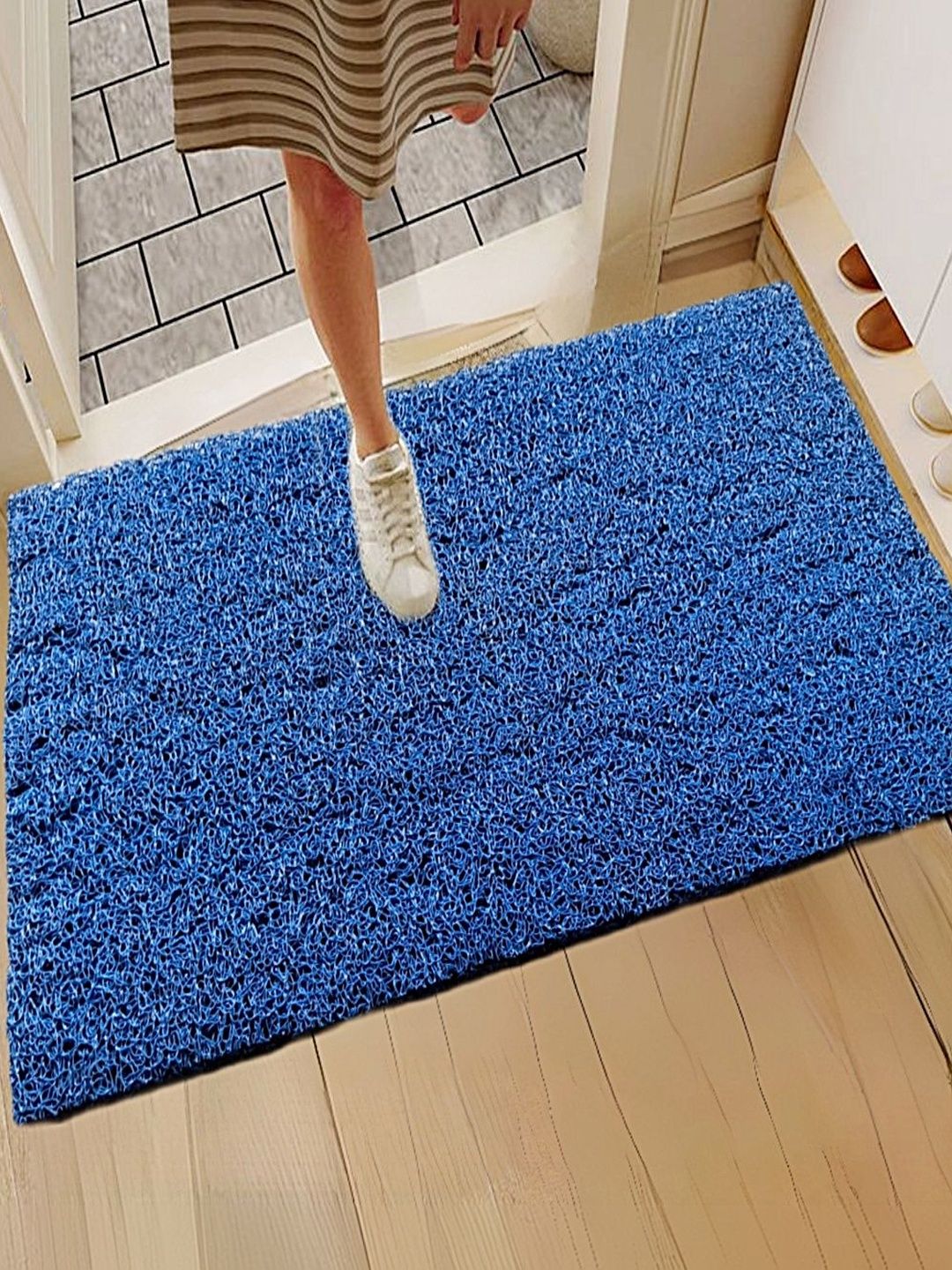 vstucart Blue Textured Anti-Skid Waterproof Doormat-image-35