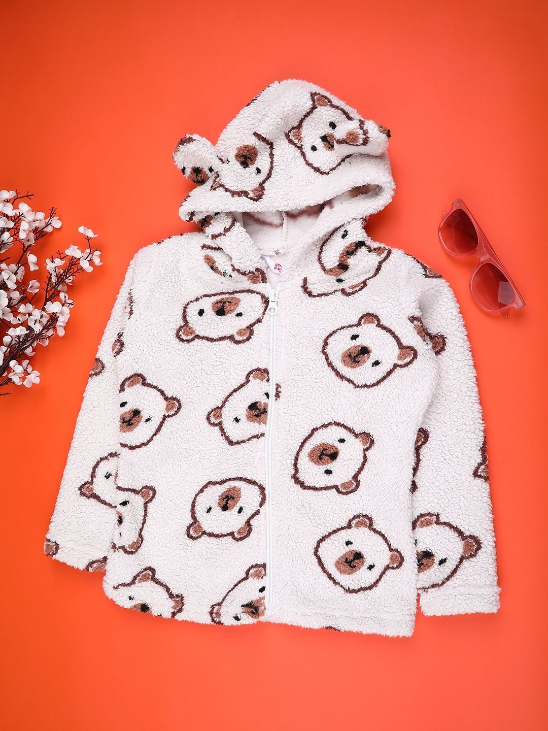 V-Mart Girls Printed Hooded Sweatshirt-picture-45