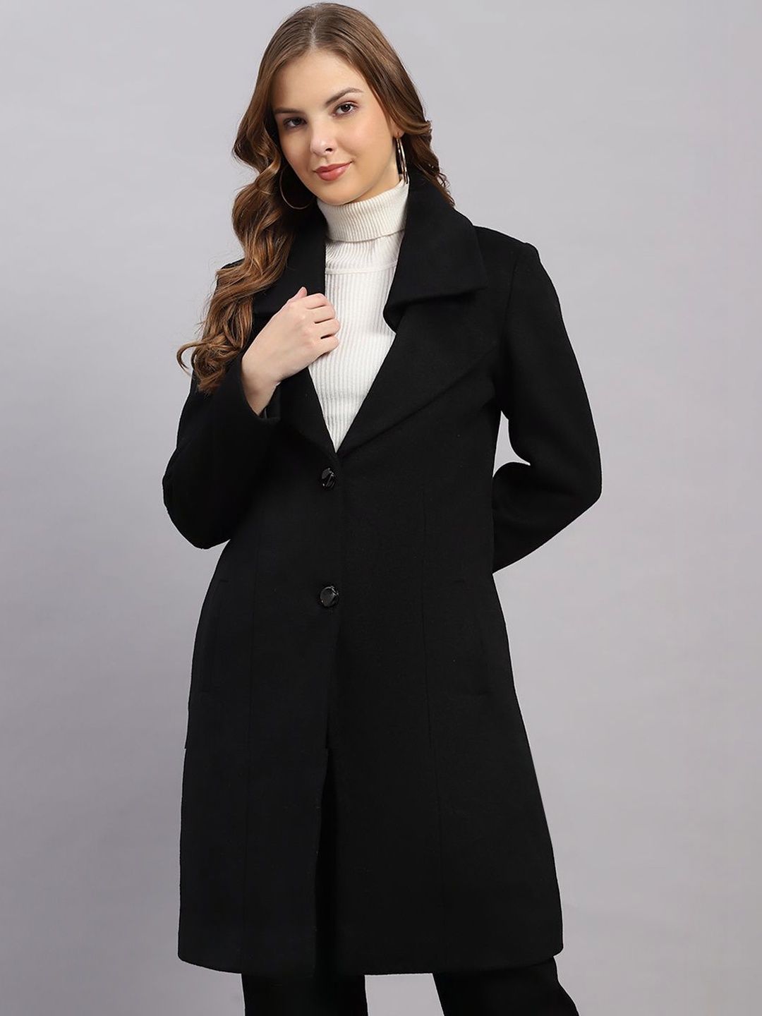 Monte Carlo Spread Collar Longline Overcoat-image-9