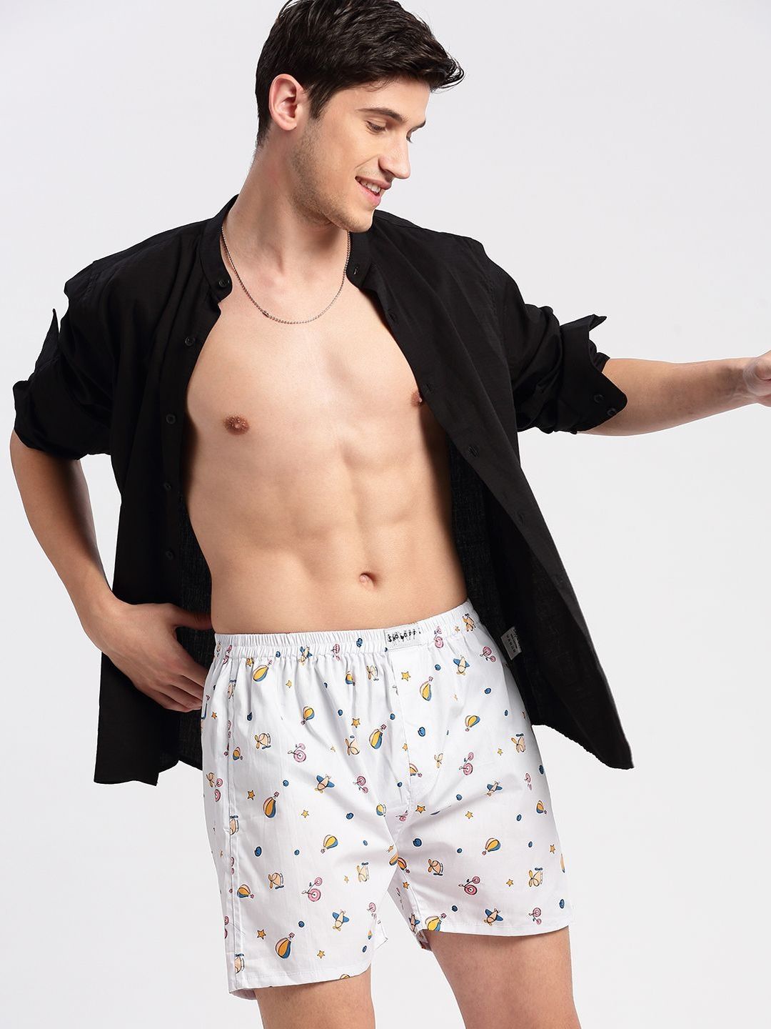 SHOWOFFFF Printed Mid-Rise Boxers-image-25