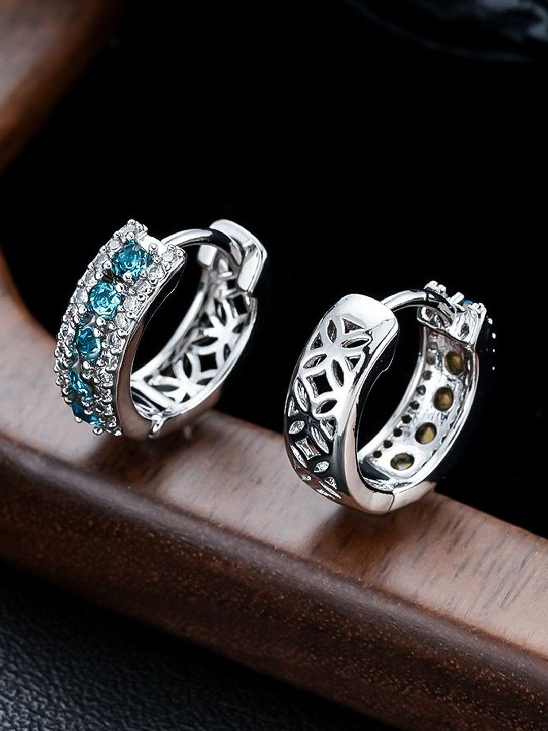 StyleCast x Revolte Classic Half Hoop Earrings