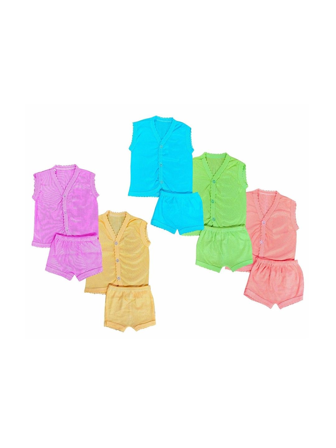 Drako Kids Pack Of 5 Shirt & Shorts Clothing Set-picture-24