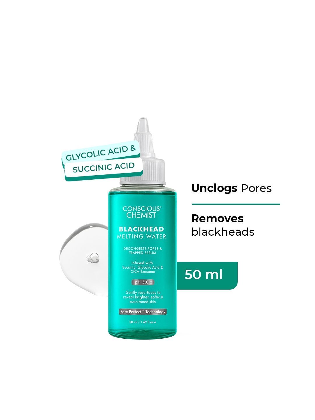 Conscious Chemist Blackhead Melting Water With Glycolic Acid - 50 ml-picture-39