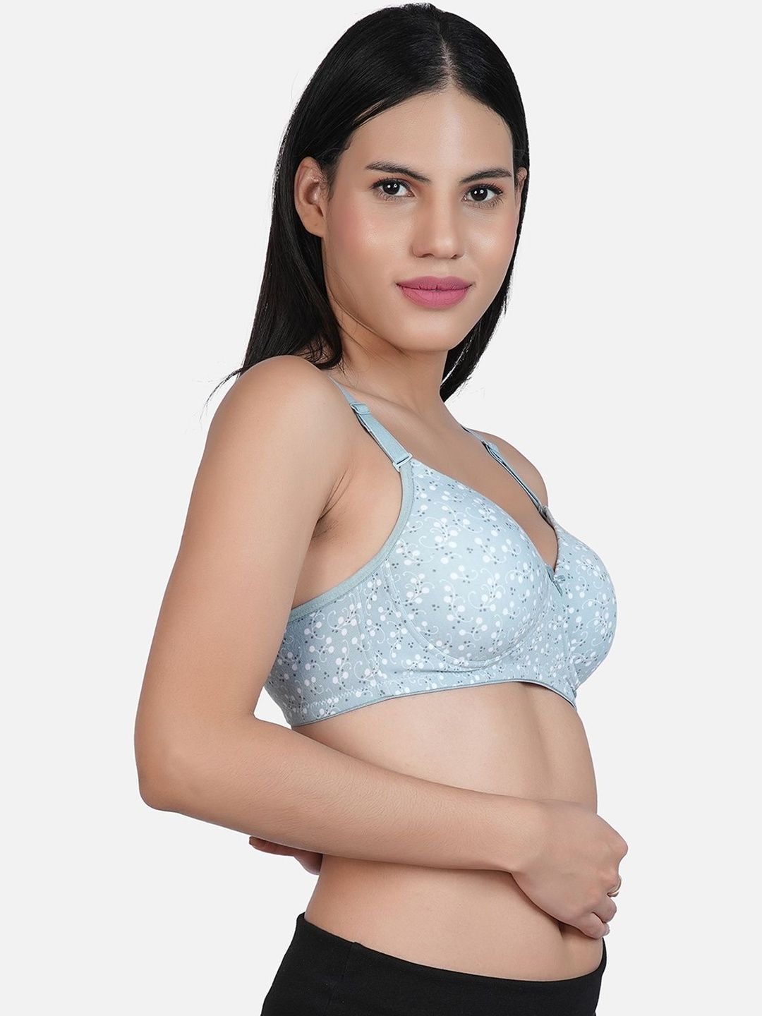 SHYAM SONS FLAIR Floral Bra Full Coverage Lightly Padded-picture-42