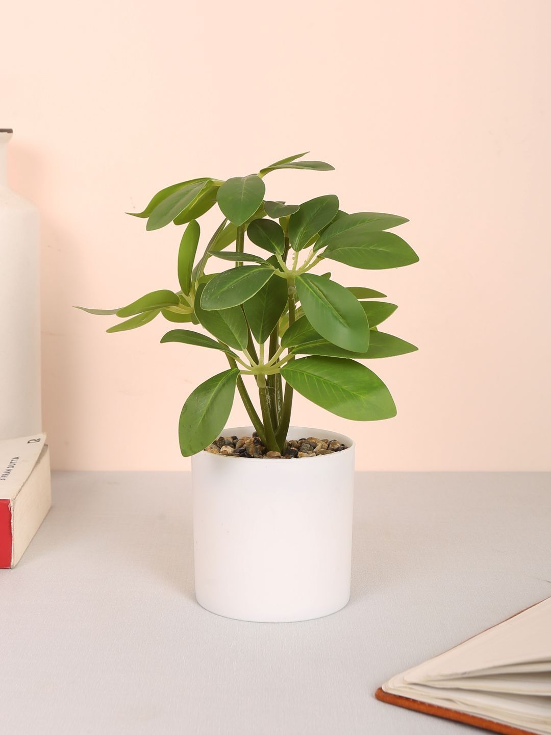 Home Bloom Green 1 Pieces Artificial Plant With Pot-picture-55