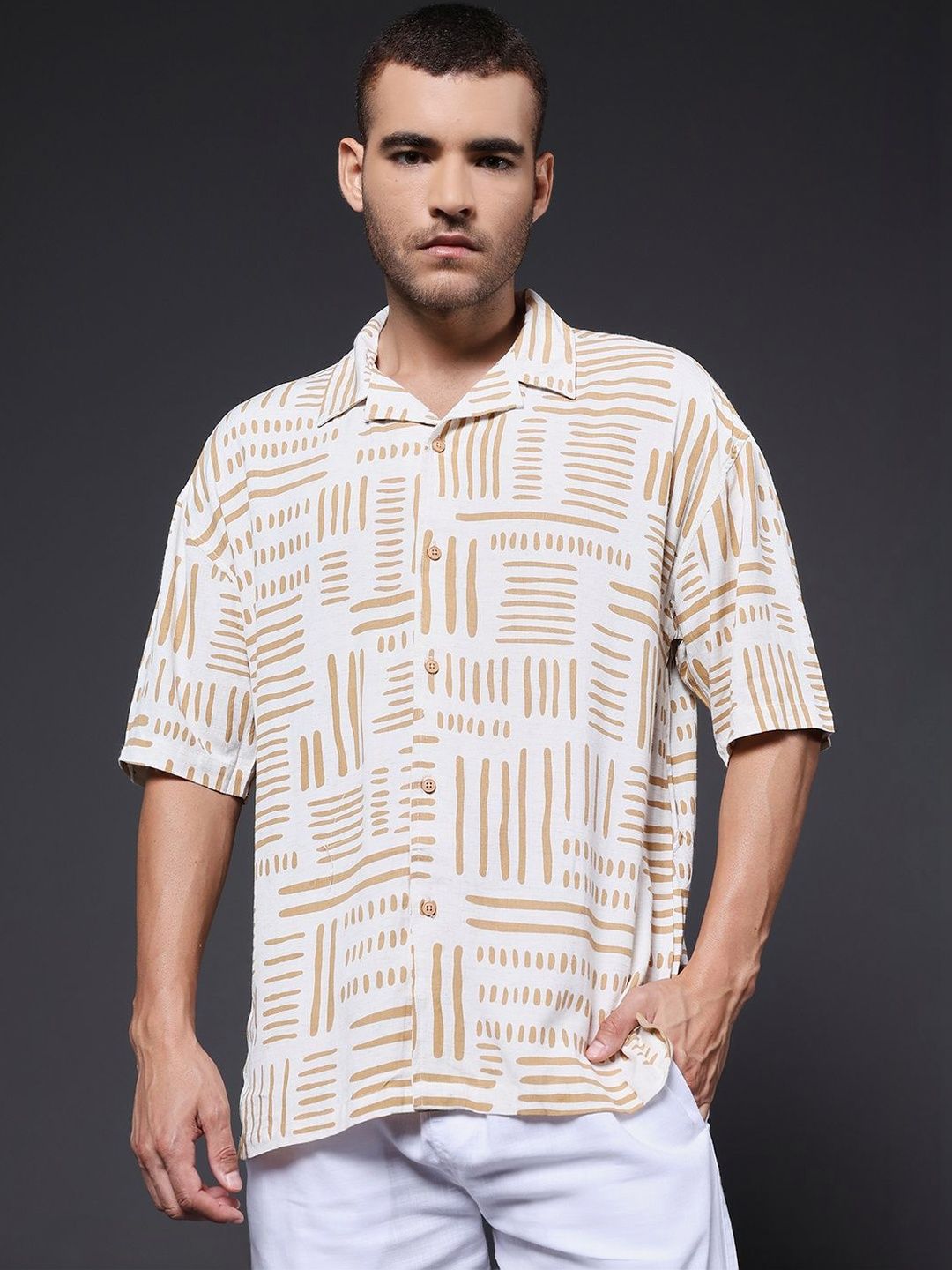 PRONK Men Standard Printed Casual Shirt-picture-31