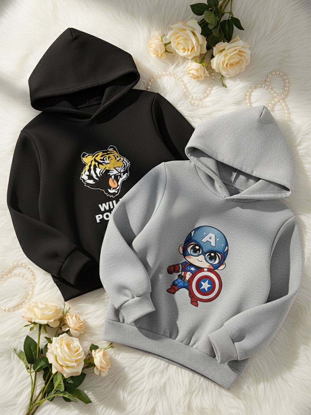 Cutiekins Boys Printed Hooded Sweatshirt-picture-56