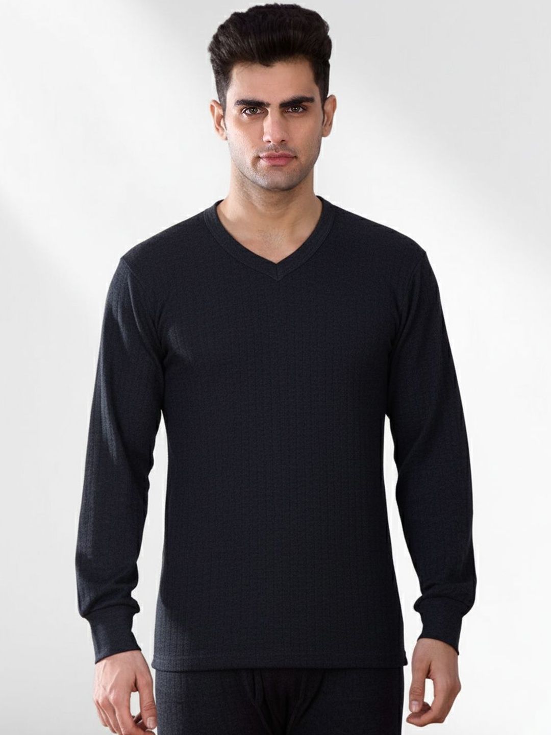 LUX VENUS Ribbed V-Neck Thermal Top-picture-37