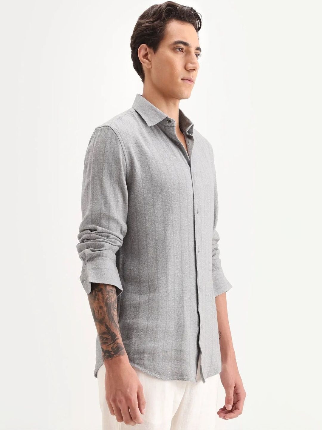 RARE RABBIT Men Premium Striped Casual Shirt-picture-25