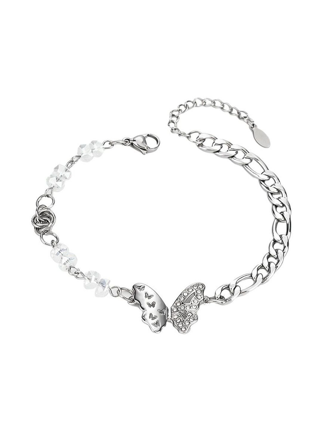 StyleCast x Revolte Men Silver-Plated Link Bracelet-picture-31