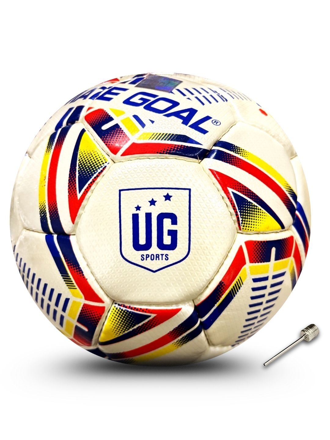 UG SPORTS Printed Intermediate Footballs & Needle For Air Filling-picture-31