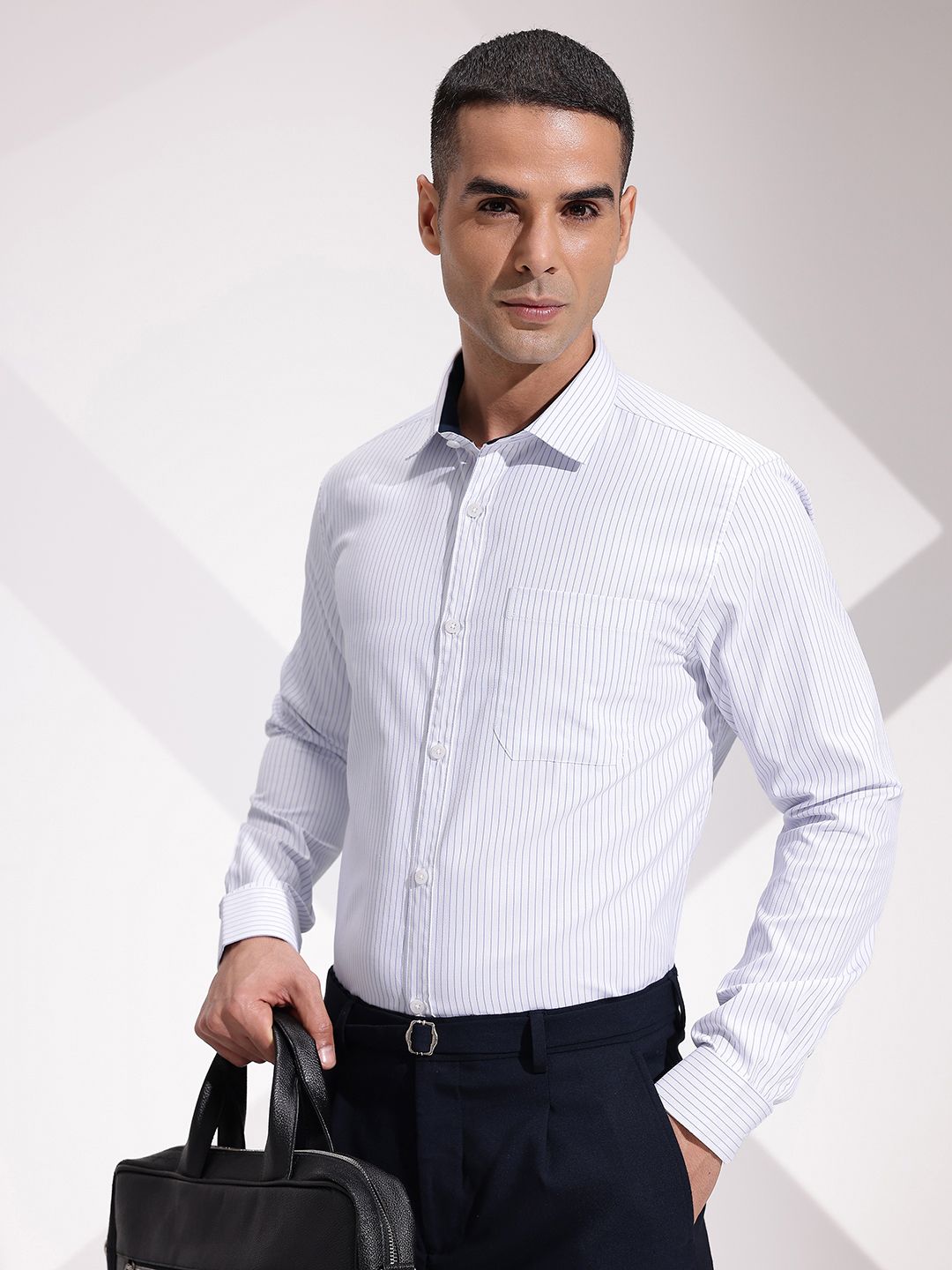 INVICTUS Striped Urban Slim Fit Formal Shirt-picture-18