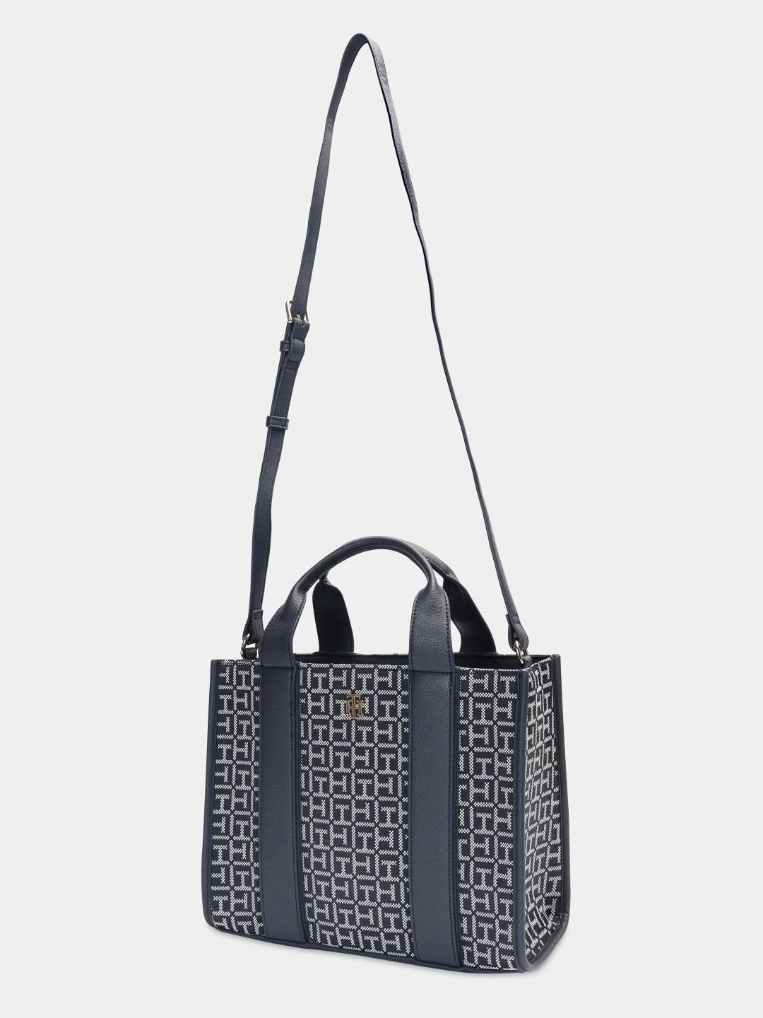 Tommy Hilfiger Printed Structured Tote Bag-image-12