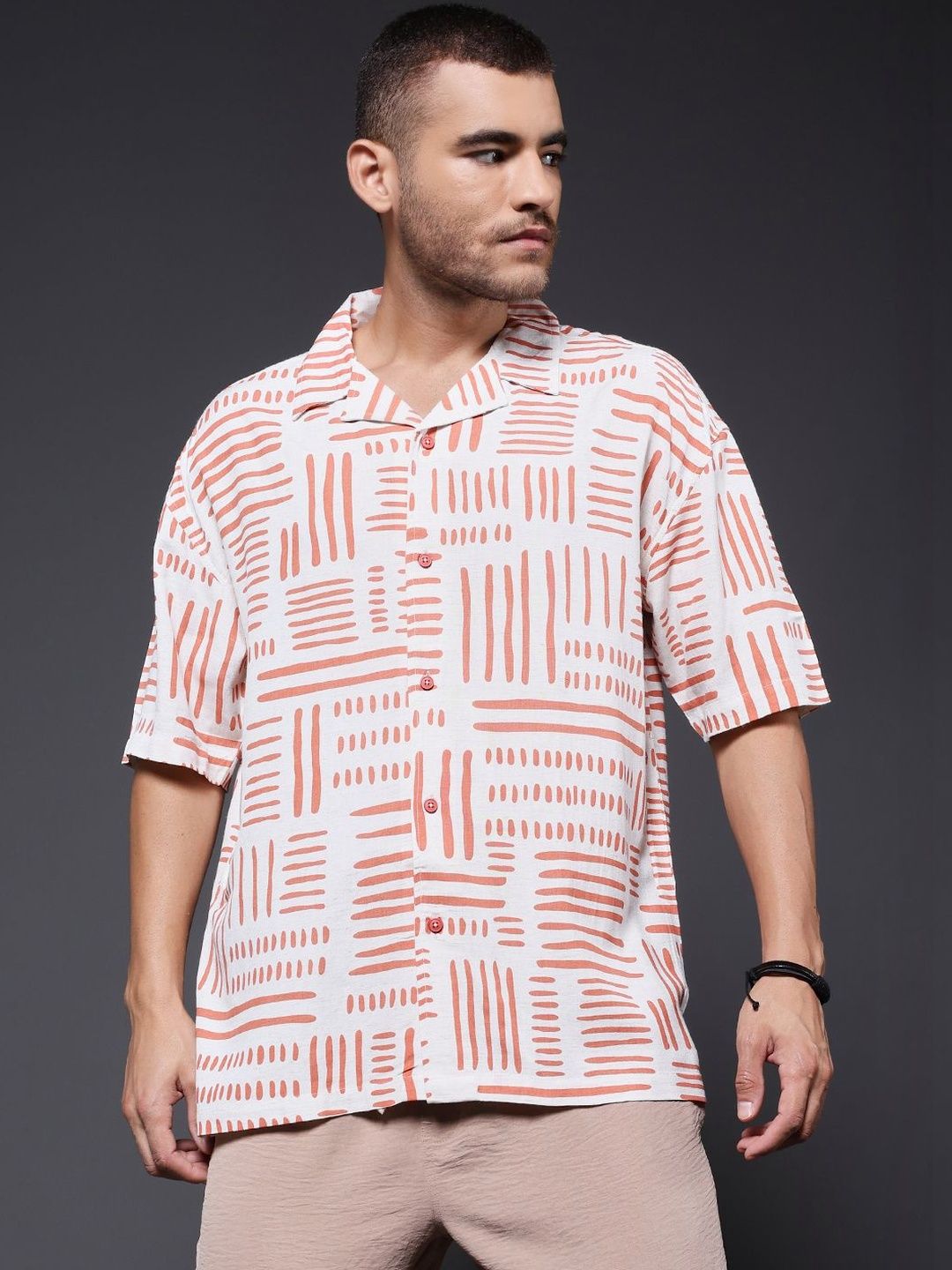 PRONK Men Standard Printed Casual Shirt-picture-23