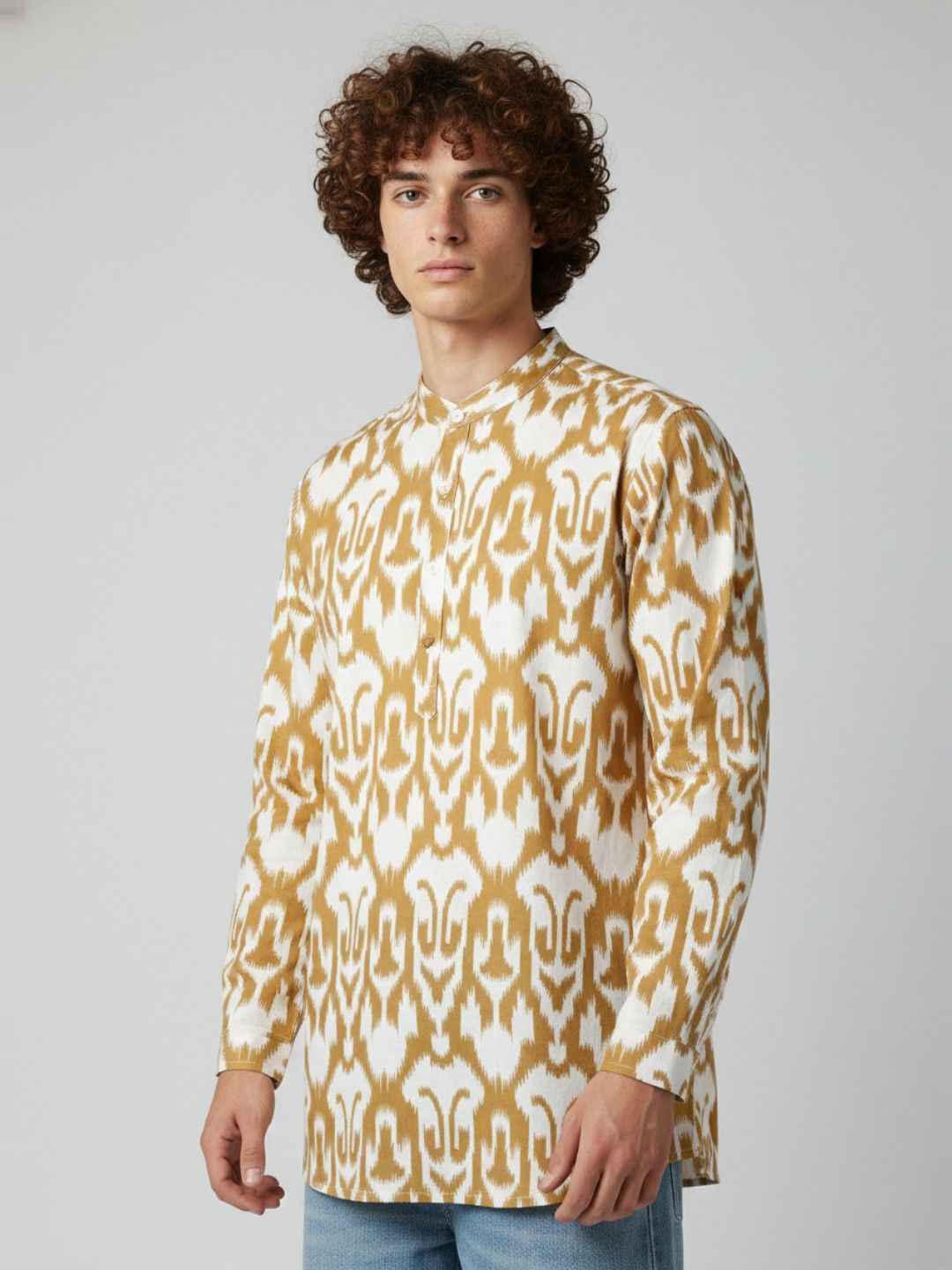 Anouk Rustic Indie Geometric Printed Kurta-picture-48