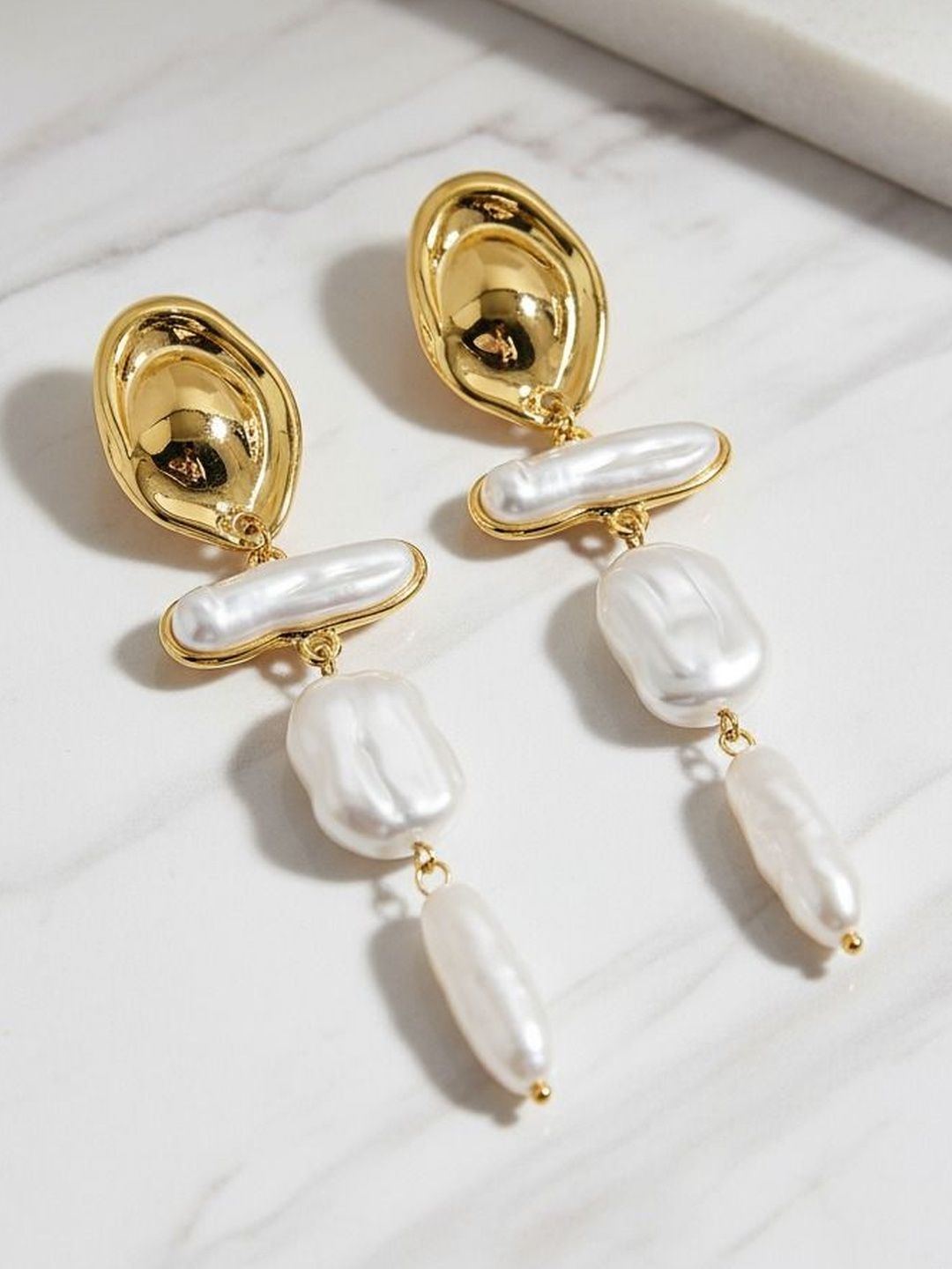 Anouk Geometric Drop Earrings-picture-27
