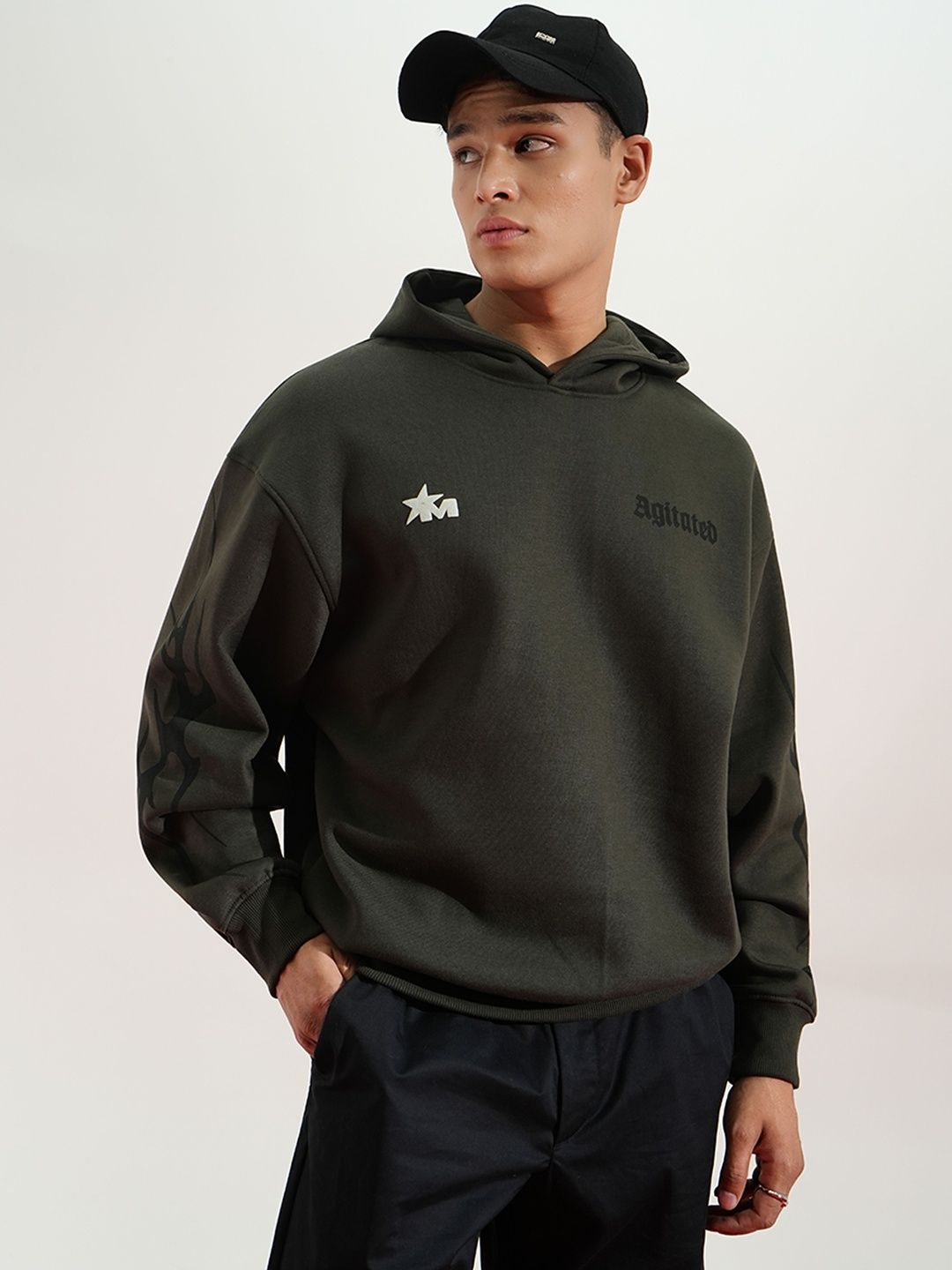 Main Character India Unisex Printed Hooded Sweatshirt-picture-10
