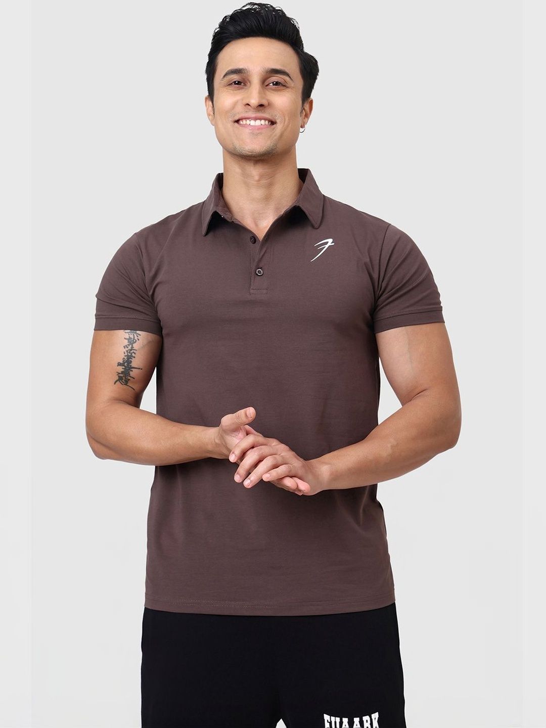 FUAARK Men Polo Collar Slim Fit T-shirt-picture-10