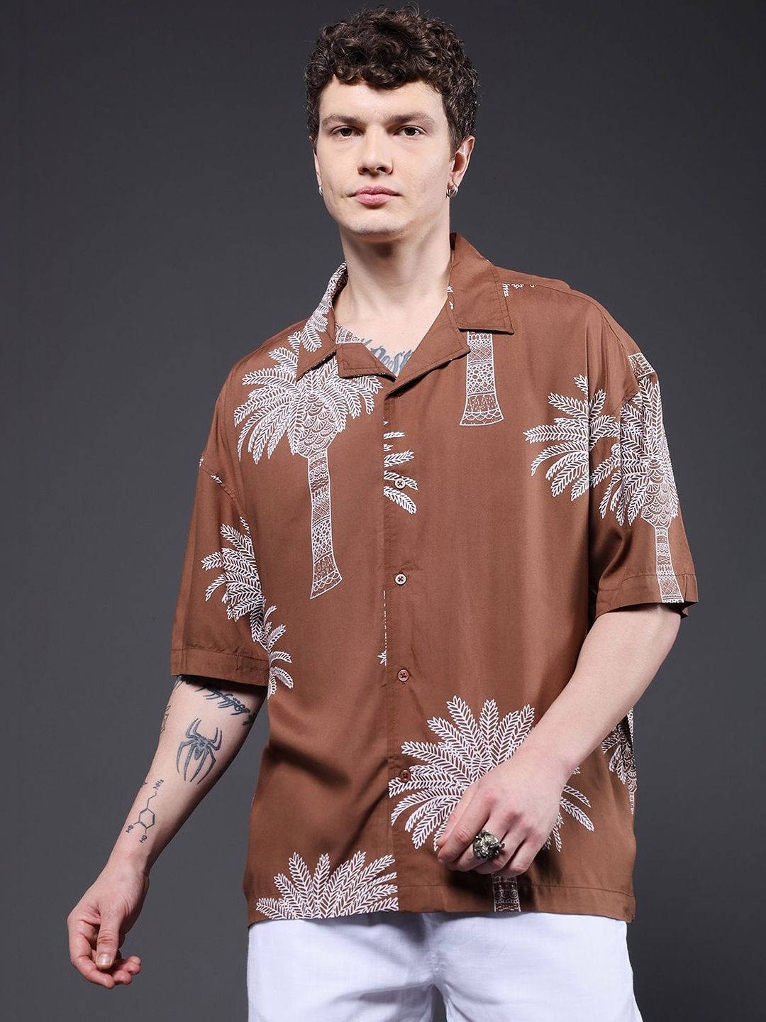 PRONK Men Standard Printed Casual Shirt-picture-19