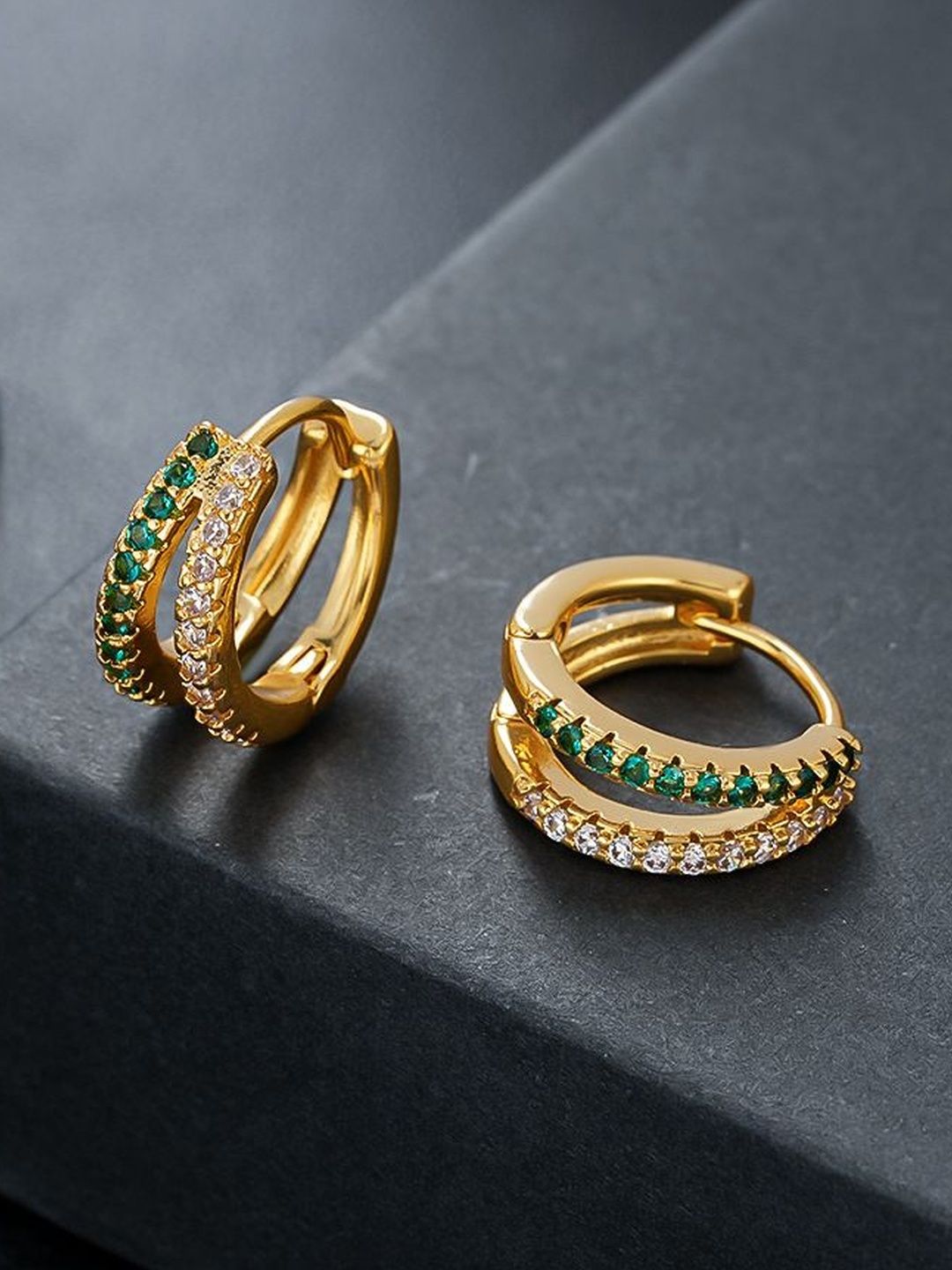 StyleCast x Revolte Classic Half Hoop Earrings-image-42