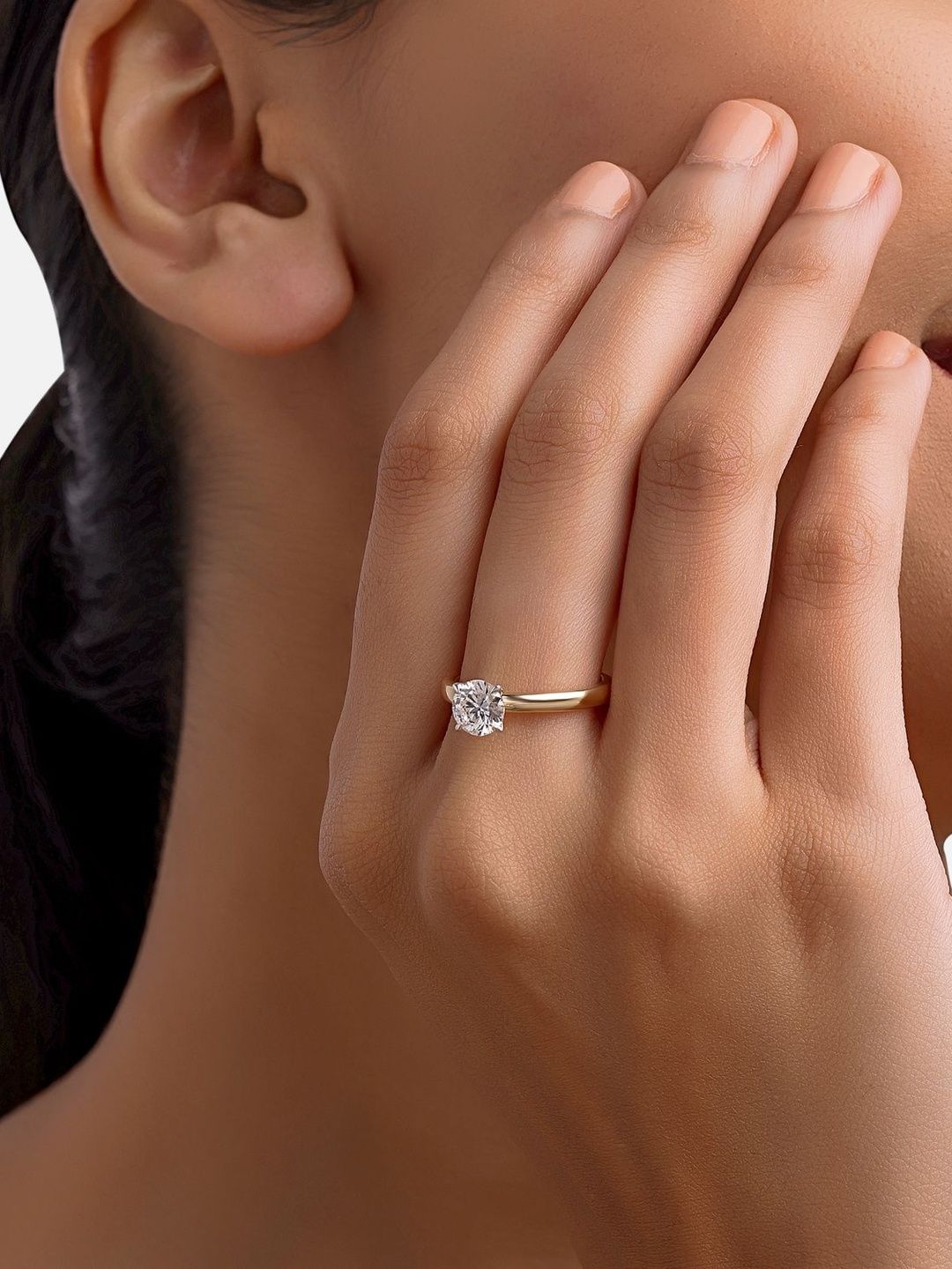 Crash.Club By CKC 18KT Rose Gold 2.04 Carat Diamond Studded Ring - 3.76 g-picture-26