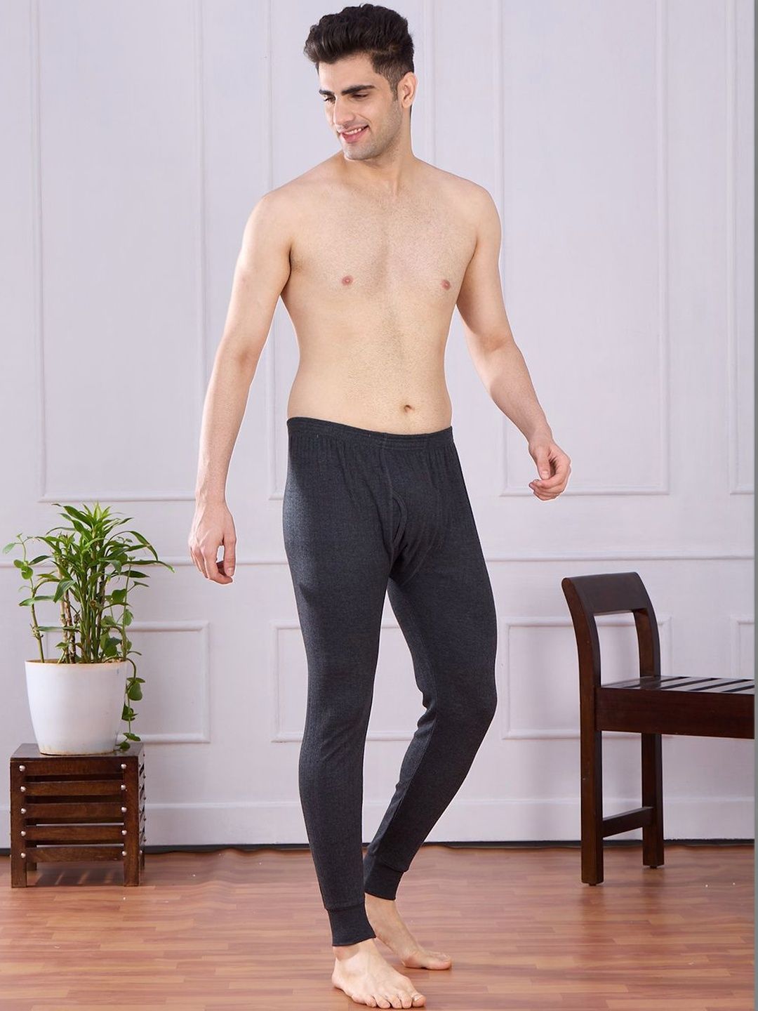 LUX VENUS Men Cotton Regular Thermal Bottoms-picture-5