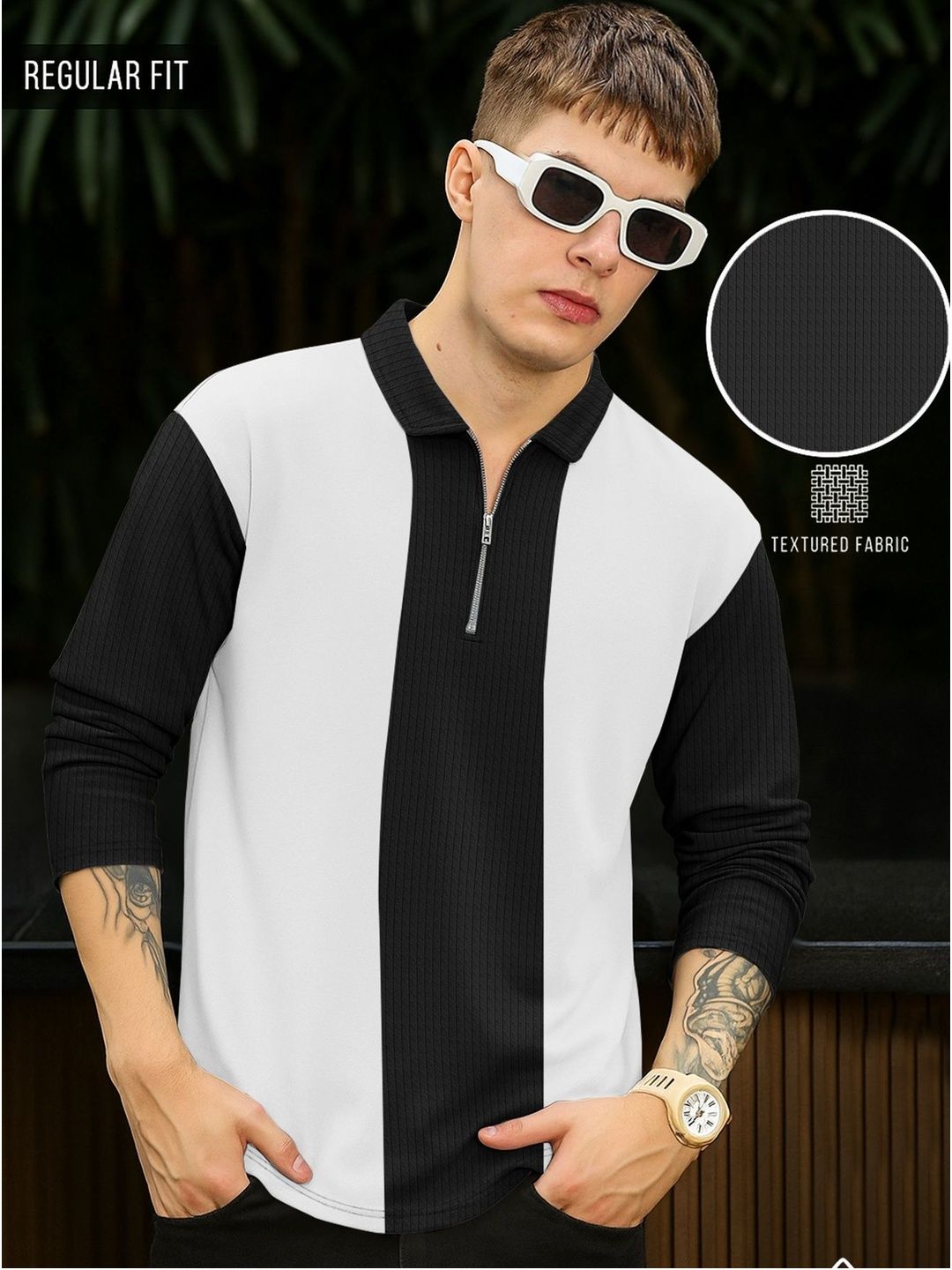 HAPPY KHAJANA Men Colourblocked Sweatshirt-picture-43