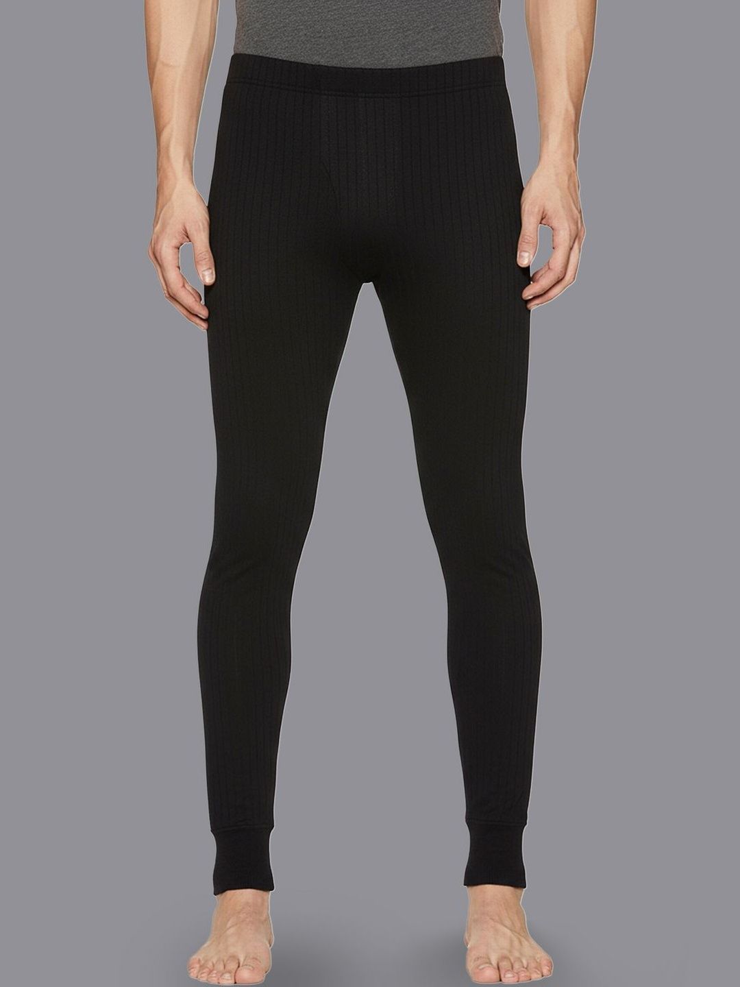 AMUL COMFY Aerowarm Ribbed Mid-Rise Thermal Bottoms-picture-47