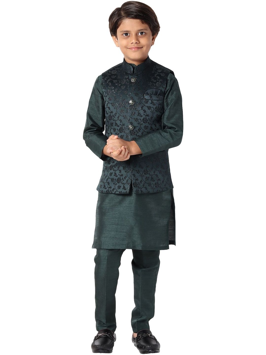 Uri and MacKenzie Boys Regular Kurta with Trousers
