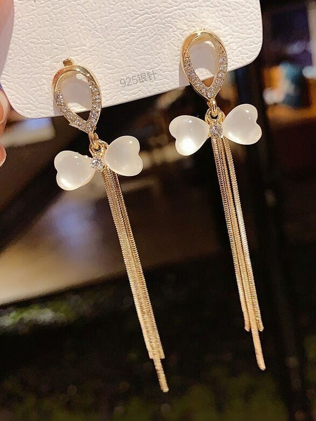 DressBerry Geometric Drop Earrings-picture-14