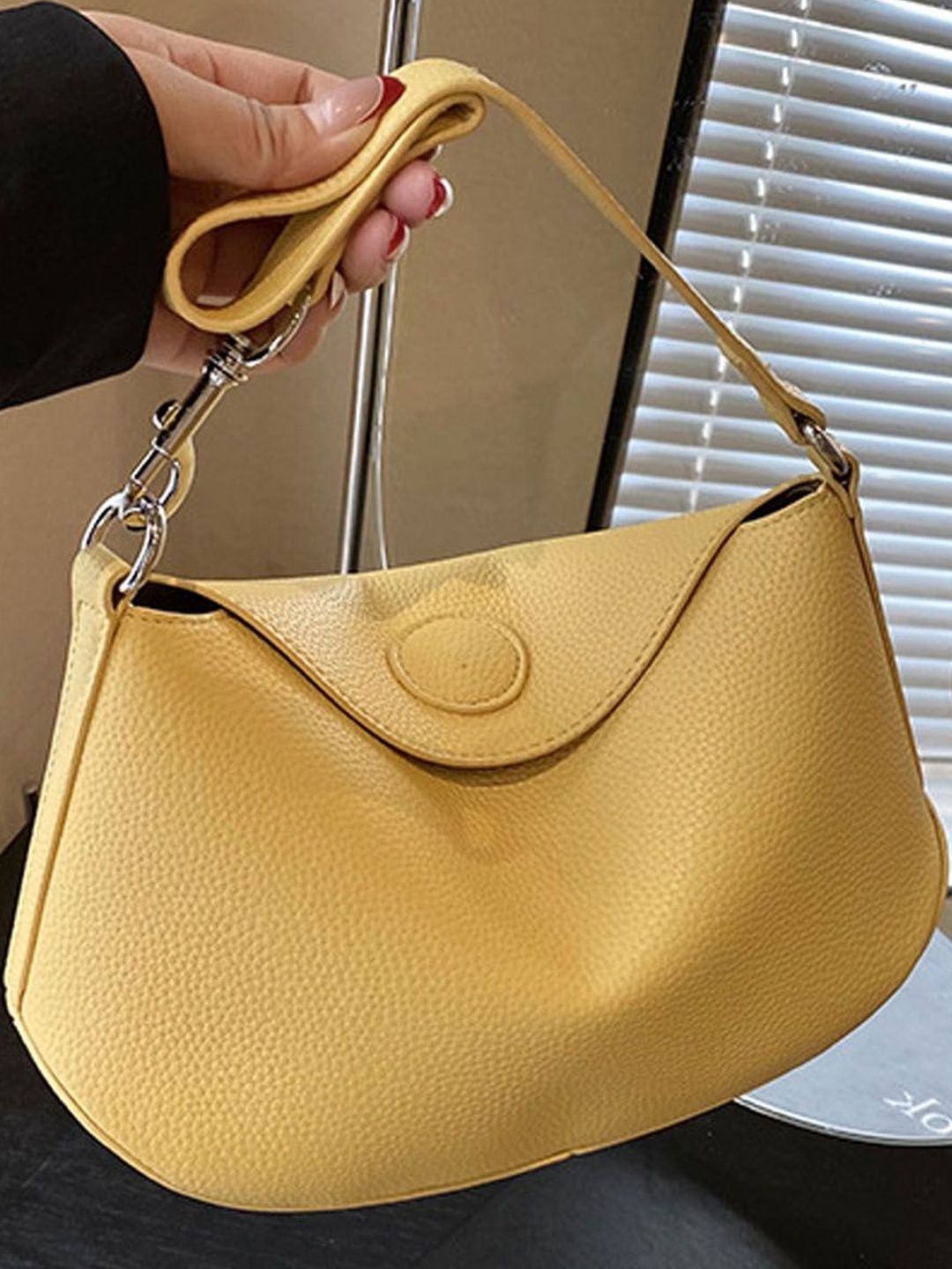 StyleCast PU Structured Sling Bag with Cut Work-picture-33