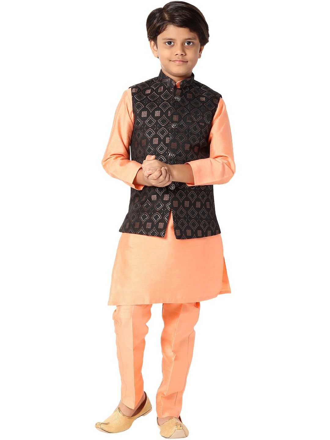 Uri and MacKenzie Boys Regular Kurta with Pyjamas-picture-14
