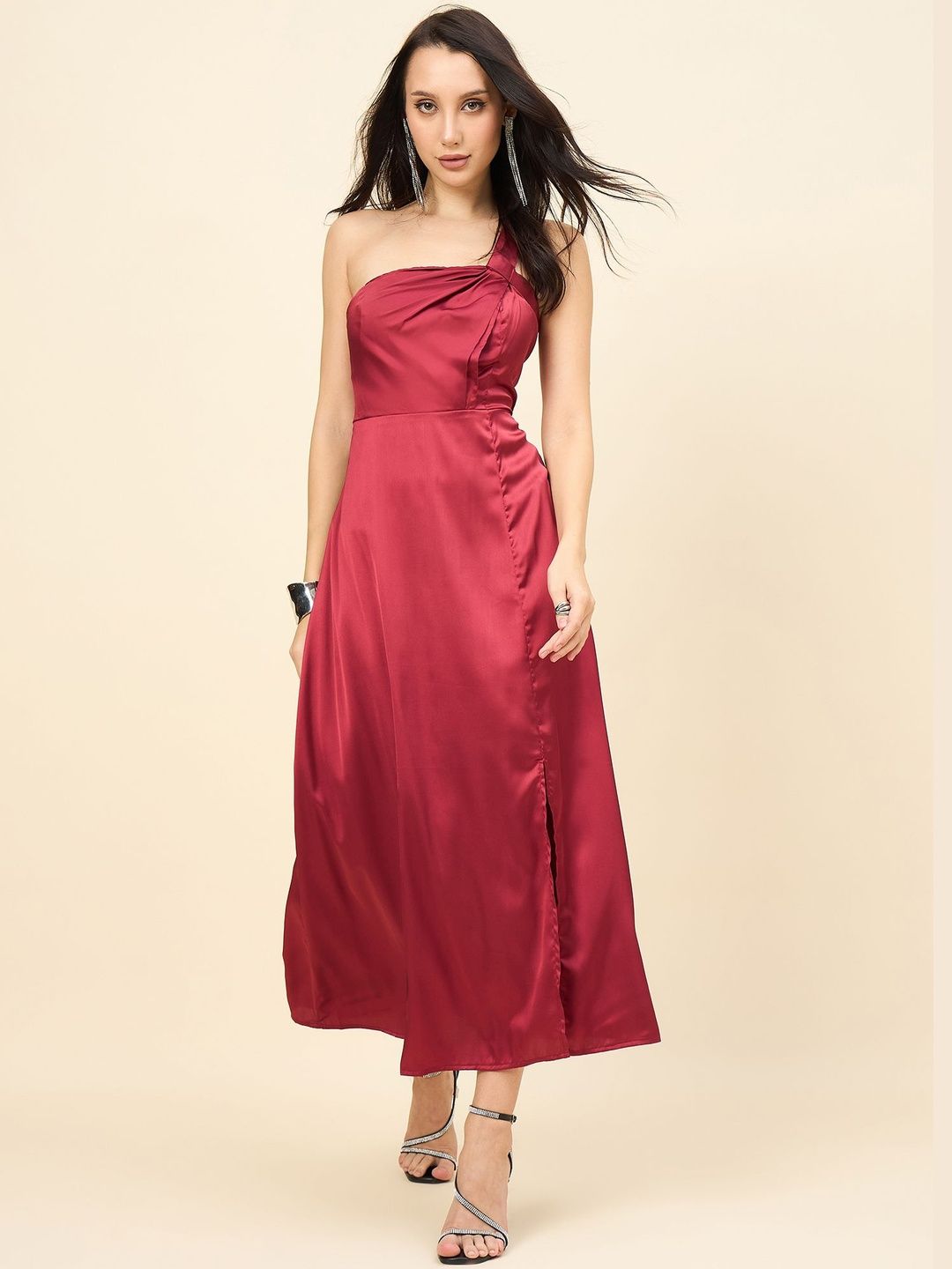 aayu Satin A-Line Midi Dress-picture-34