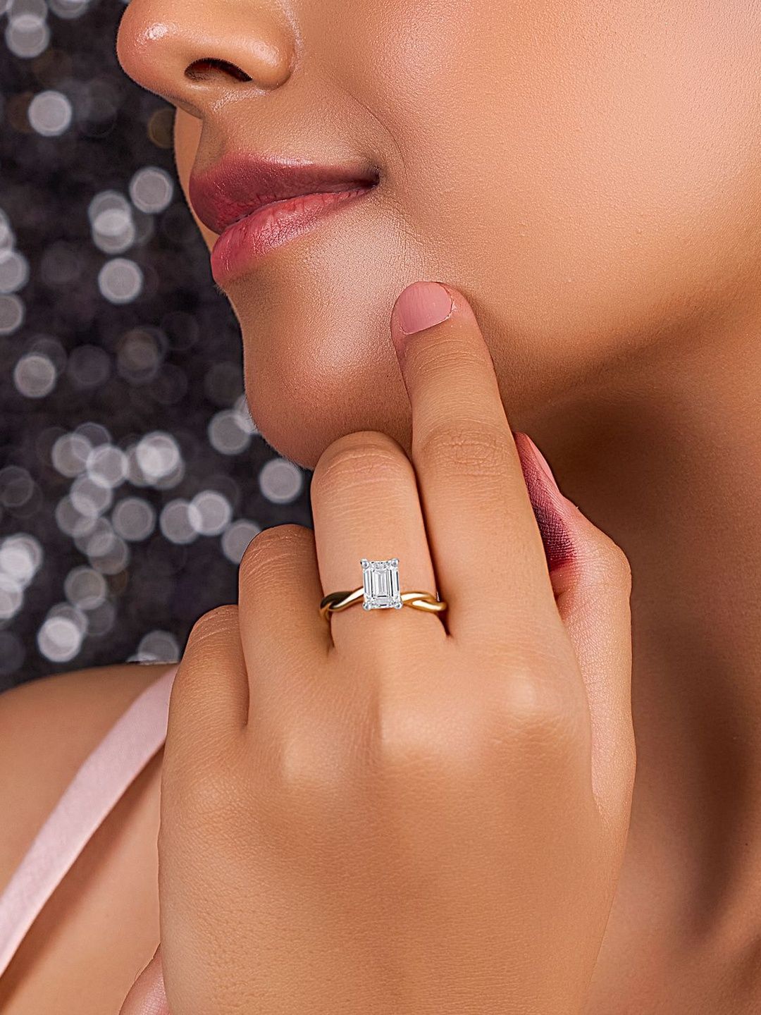 Crash.Club By CKC Women 18K Lab Grown Emerald Cut Diamond Ring-image-20