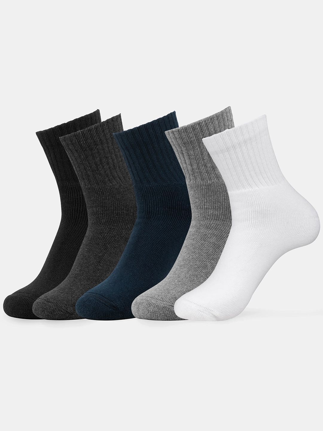 Jockey Men Pack Of 5 Cotton Ankle Length Socks-picture-38