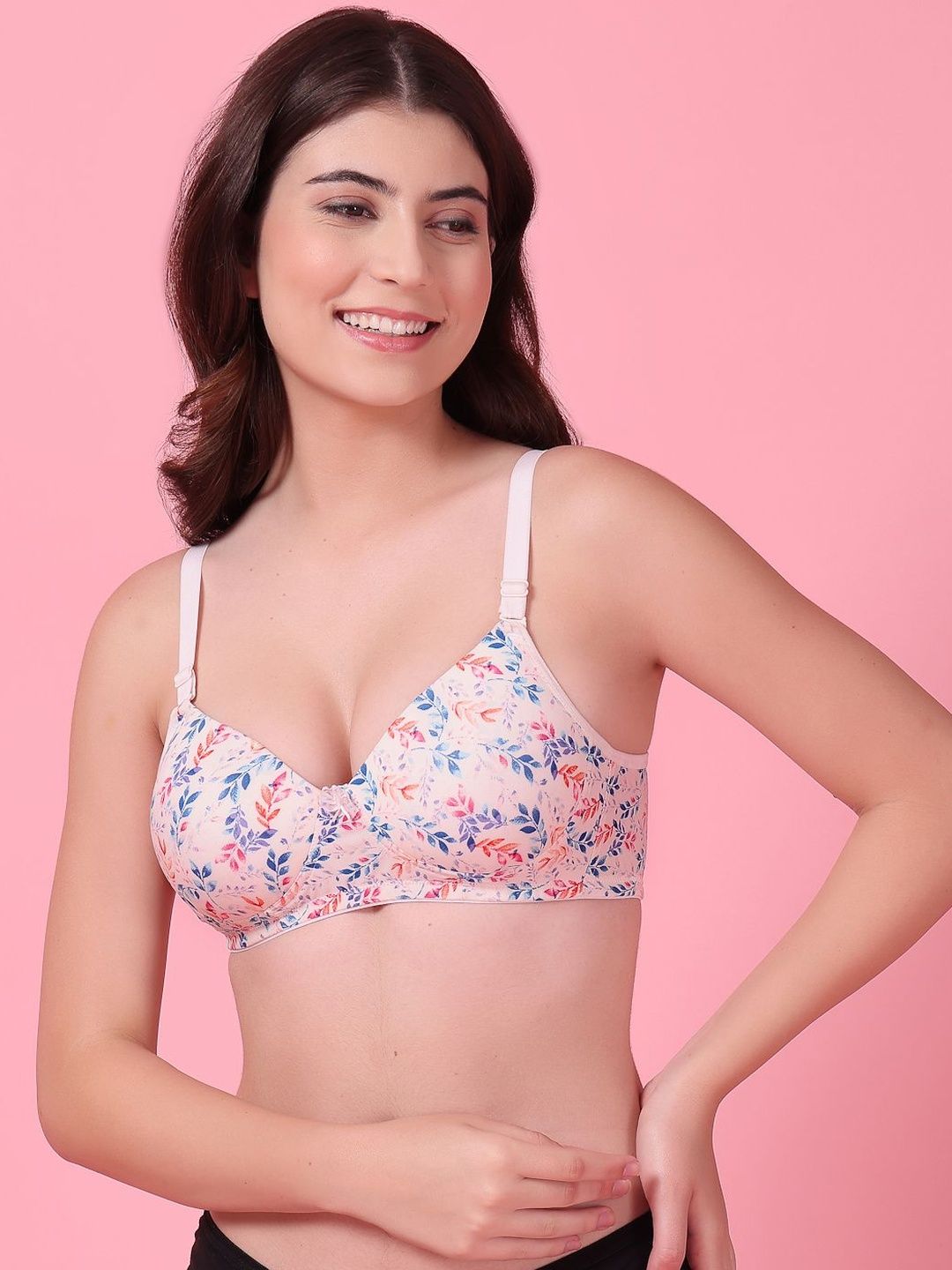 SHYAM SONS FLAIR Floral Bra Full Coverage Lightly Padded-picture-15