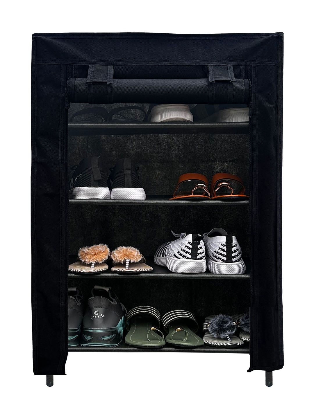 Urban Choice 4-Layers Stainless Steel Shoe Rack-image-11
