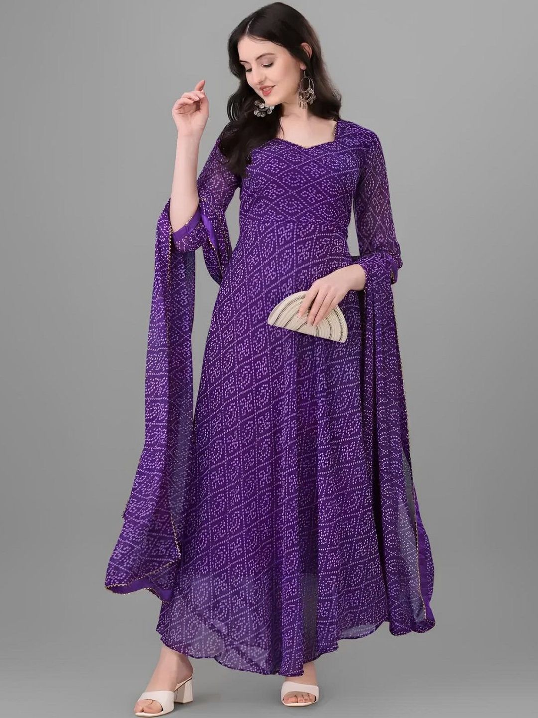 SHYAM SUNDARI Print Maxi Dress-picture-20