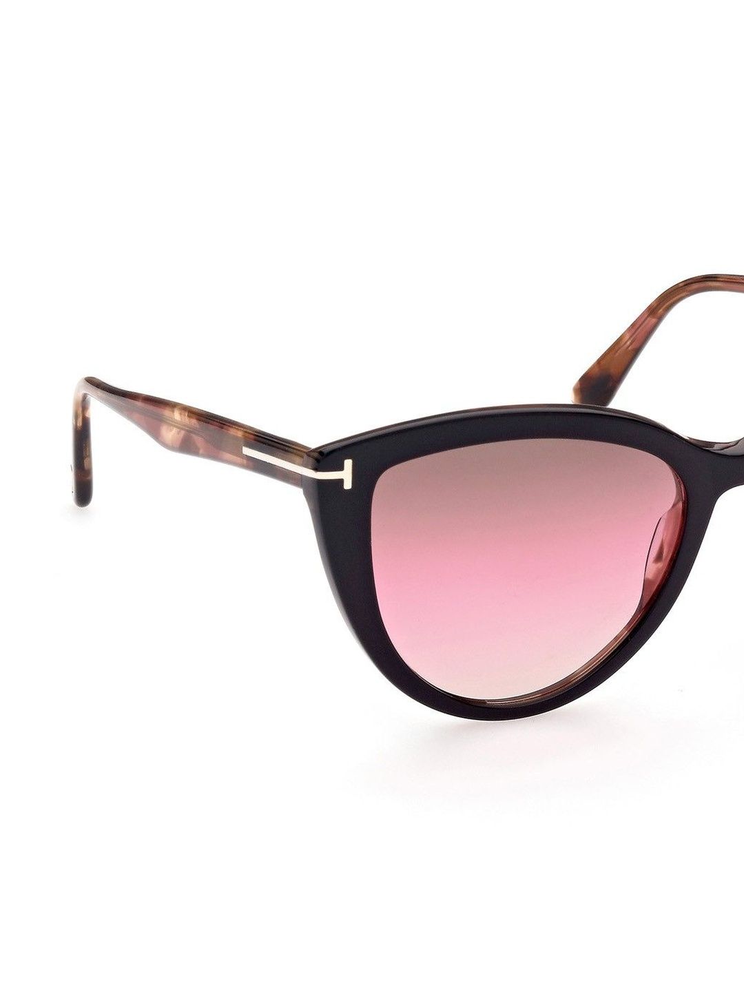 Tom Ford Women Brown Lens & Black Cateye Sunglasses with-picture-13