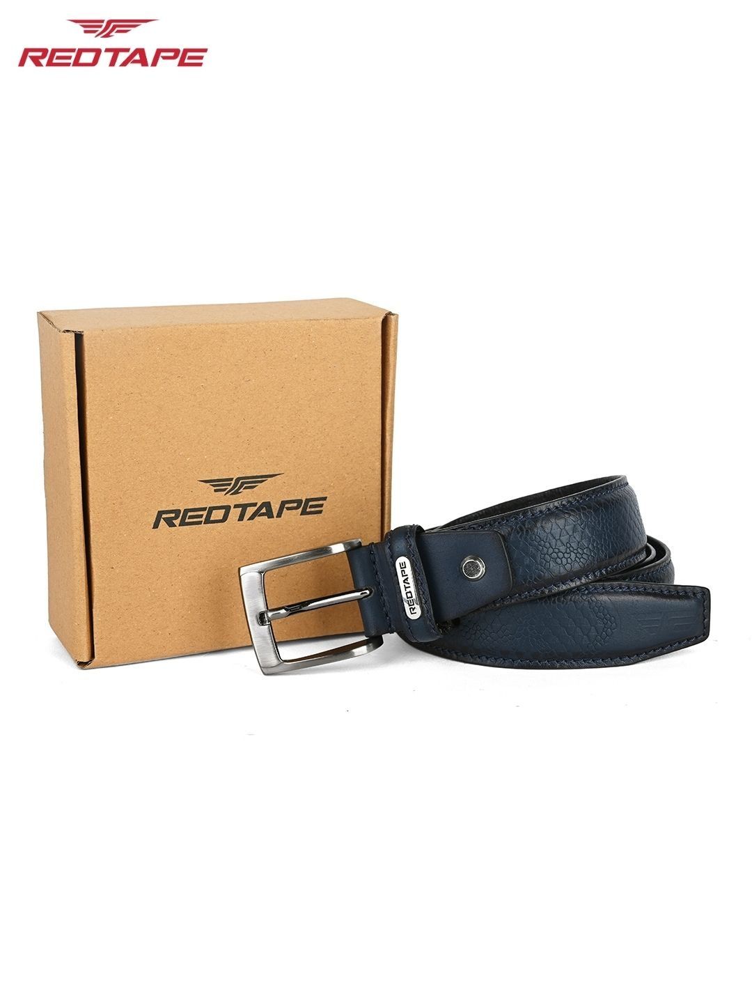 Red Tape Men Textured Leather Belt-picture-57