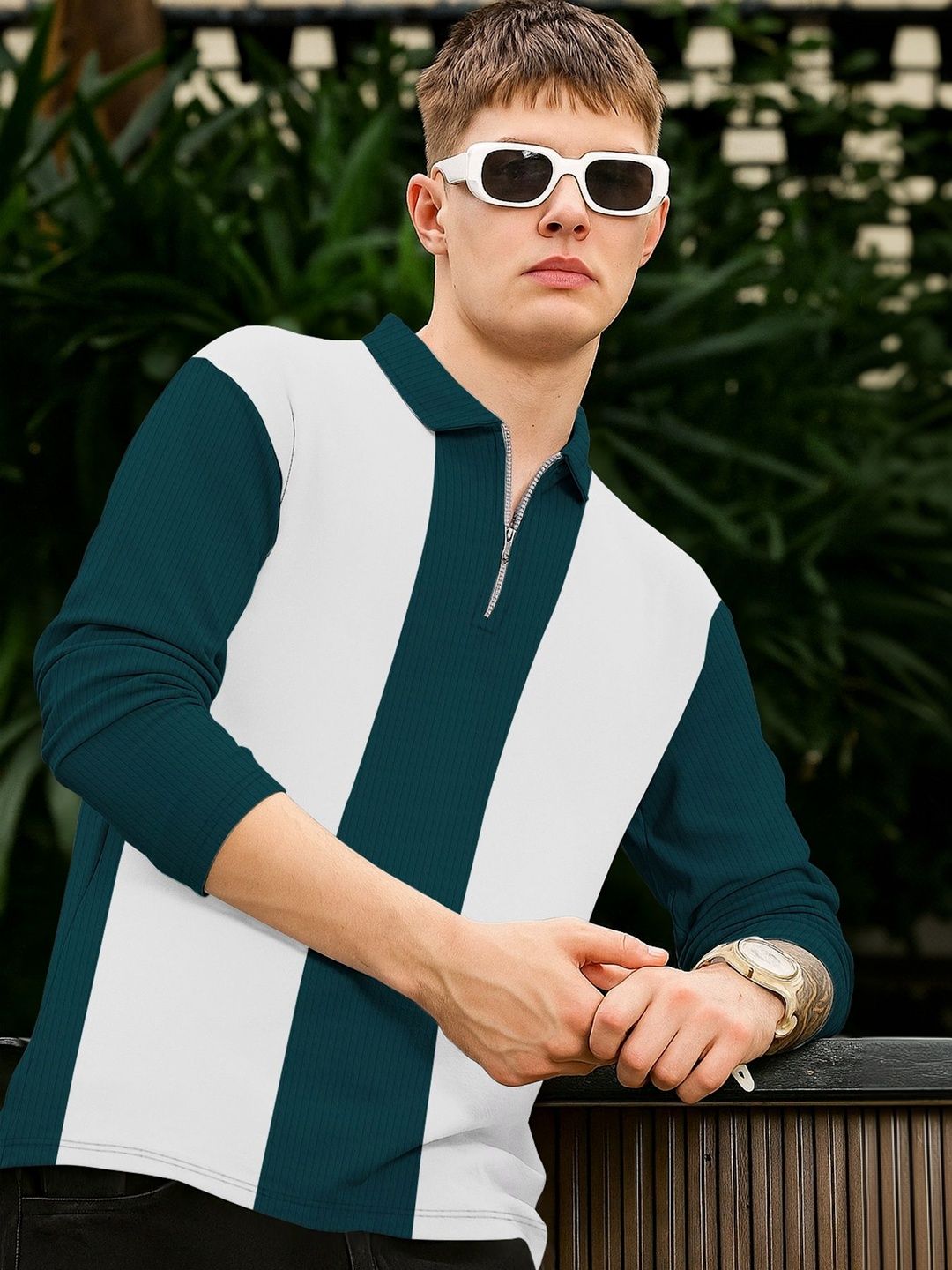 HAPPY KHAJANA Men Colourblocked Sweatshirt-picture-57