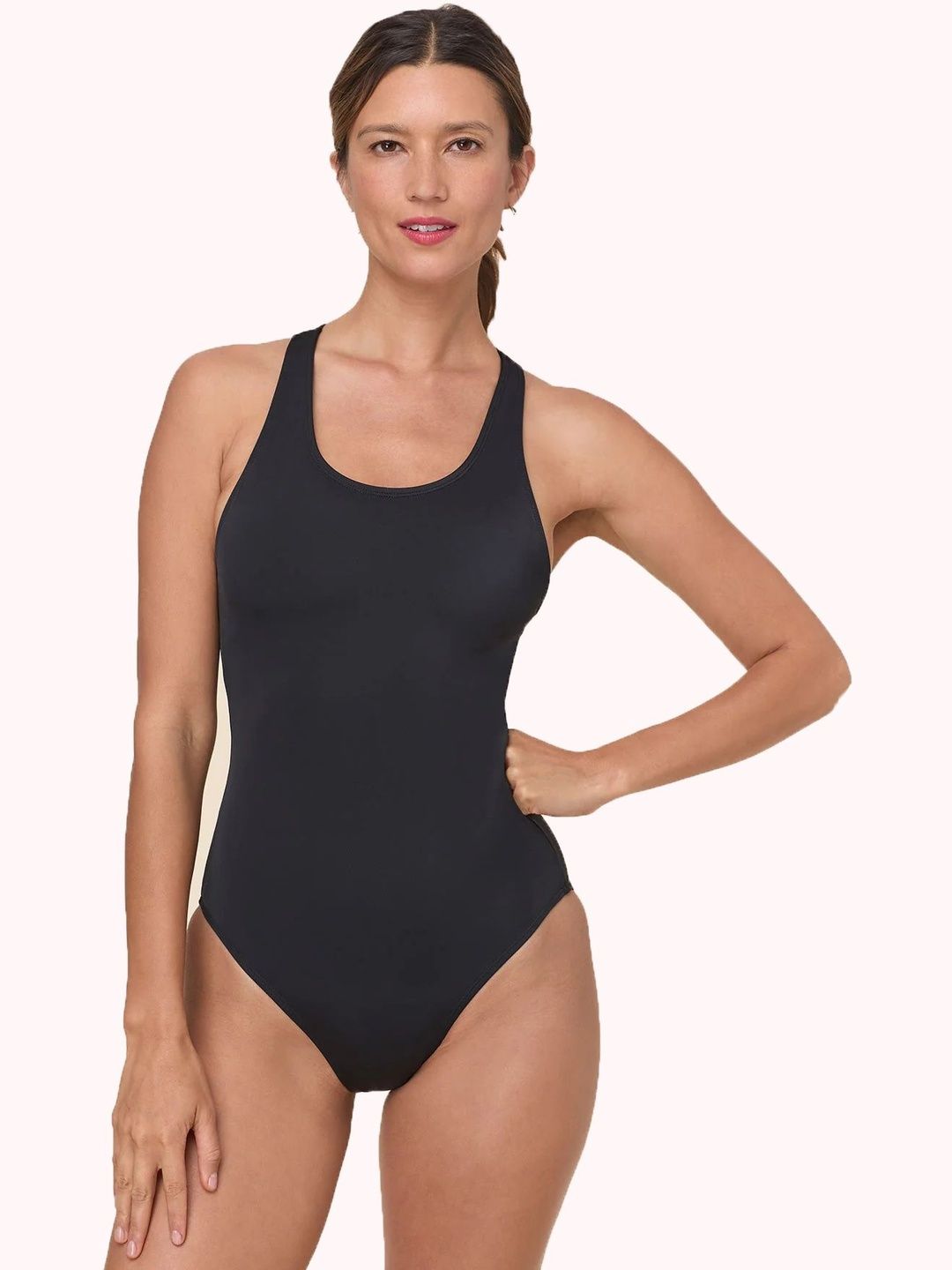 MON FASHION COLLECTION Round Neck Bodysuit Swimwear-picture-42