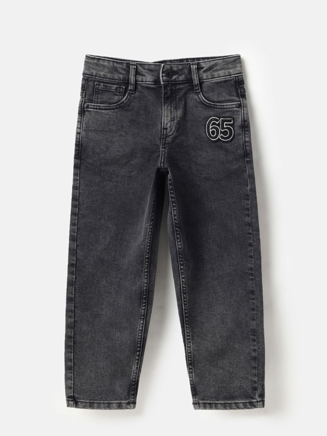 United Colors of Benetton Boys Mid-Rise Light Fade Jeans-picture-36