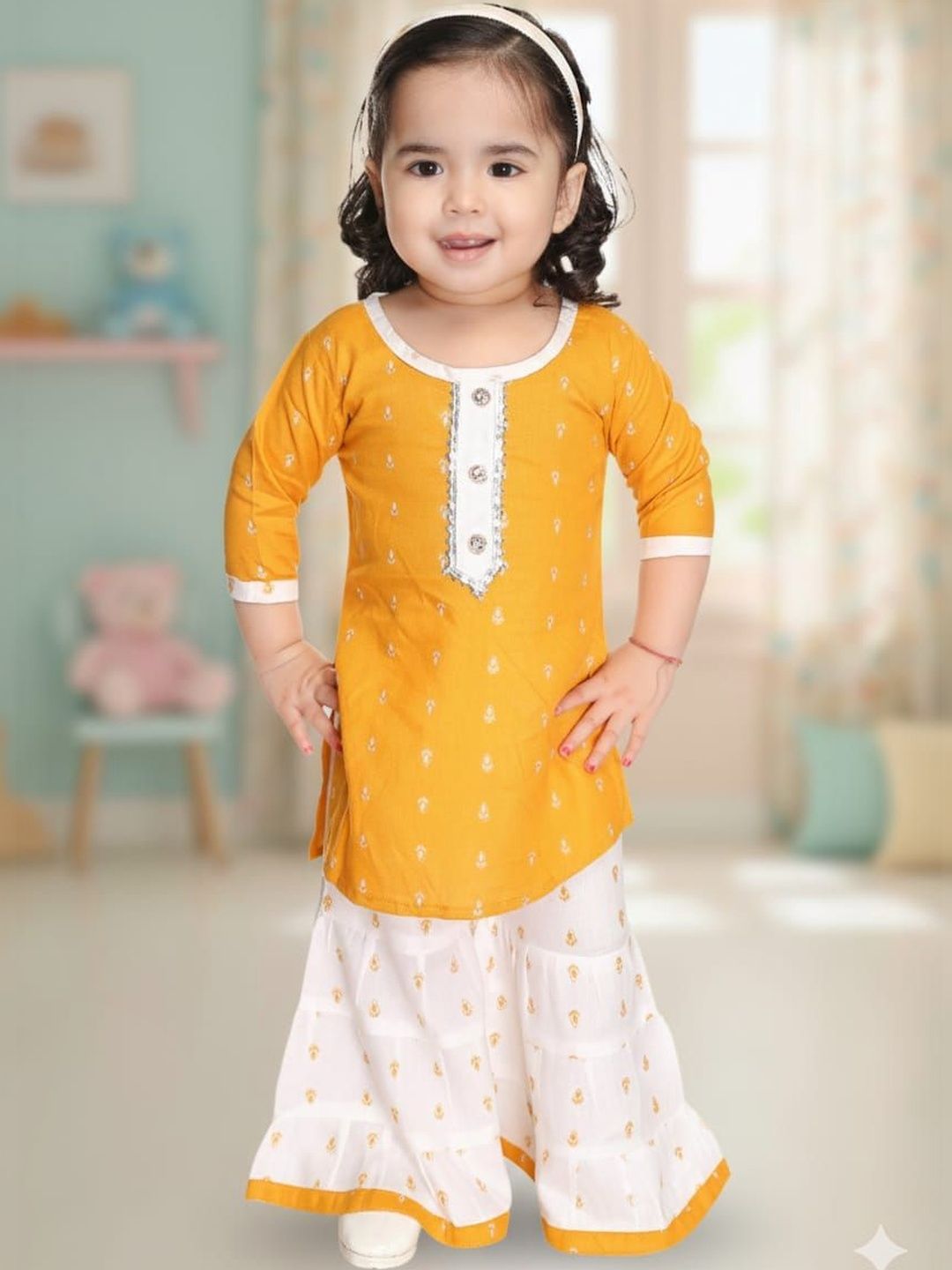 NEW GEN Girls Printed Palazzos-image-8