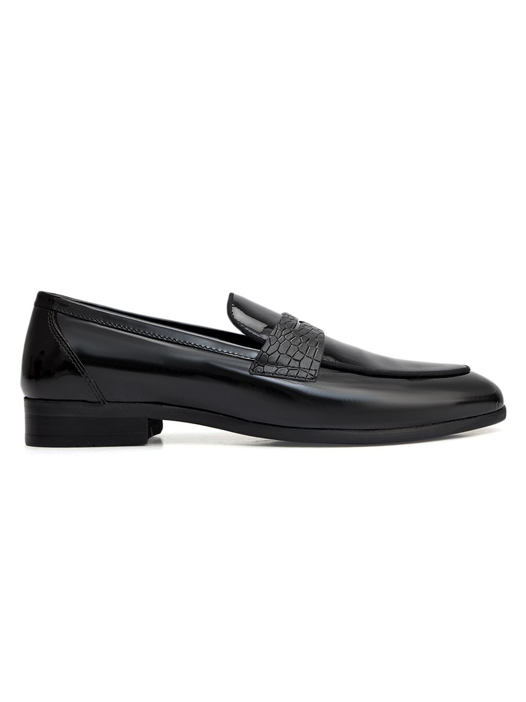 ROSSO BRUNELLO Men Leather Round Toe Slip-On Loafers Formal Shoes-picture-46