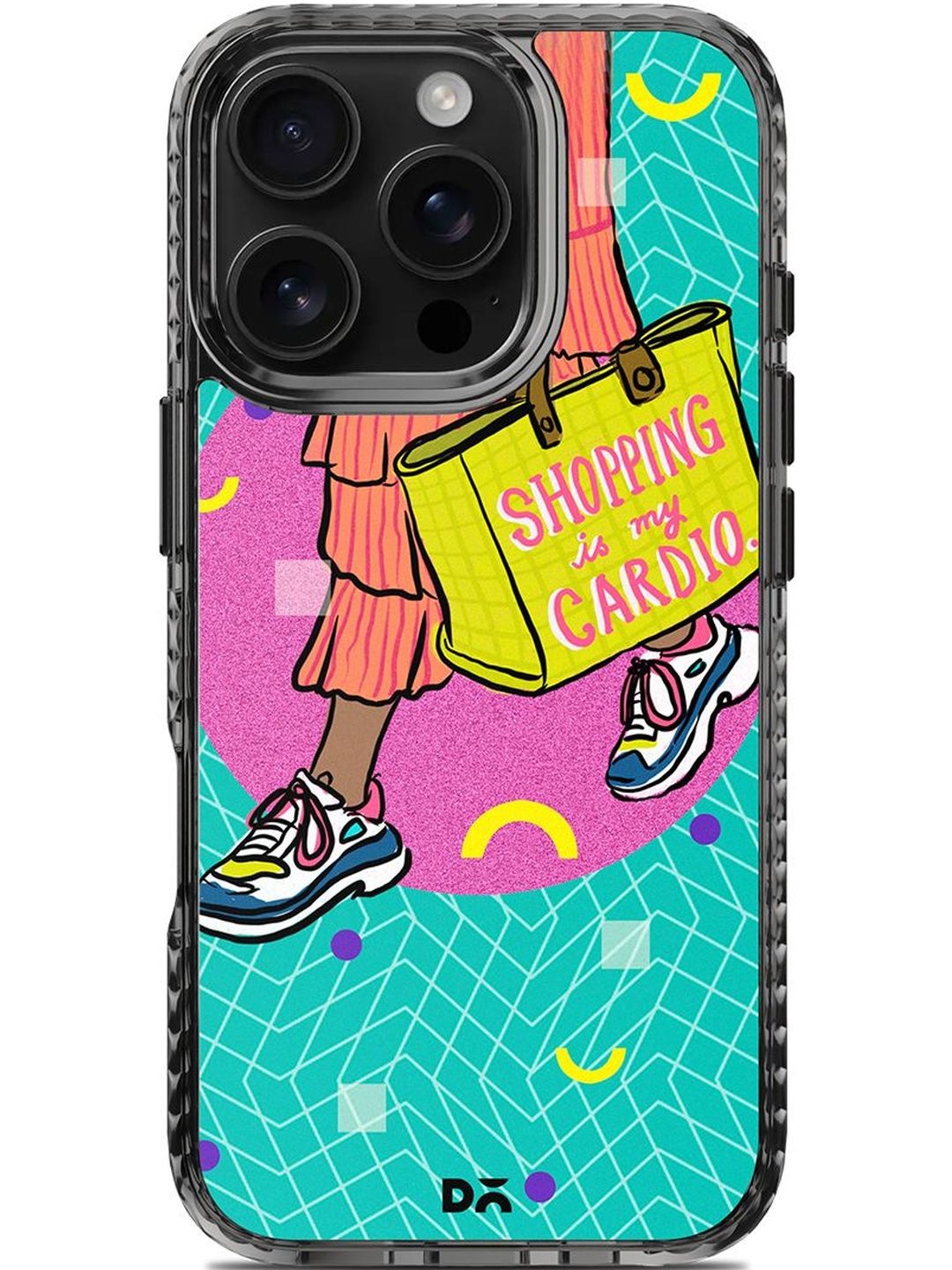 DailyObjects Geometric Printed iPhone 16 Pro Back Case Mobile Accessories-image-15