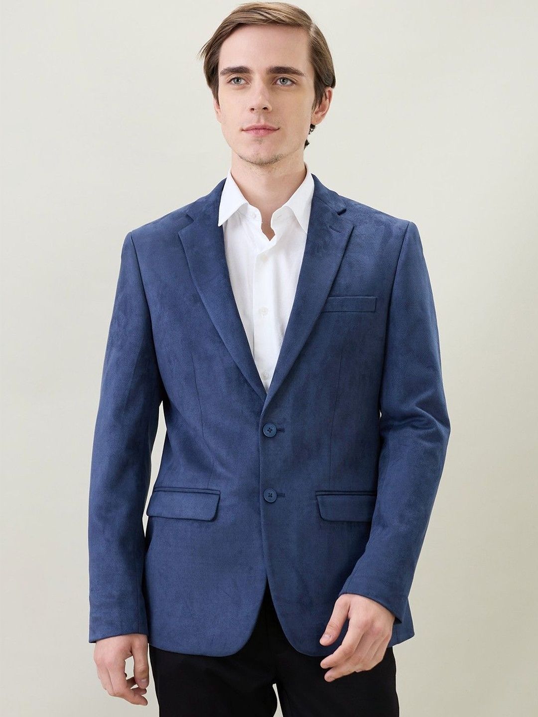 Raymond Notched Lapel Single-Breasted Formal Blazer-picture-28