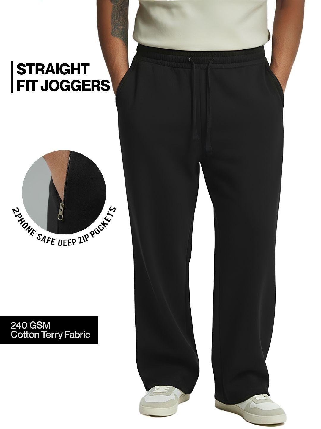FFLIRTYGO Men Straight Fit Mid Rise Track Pants-picture-15