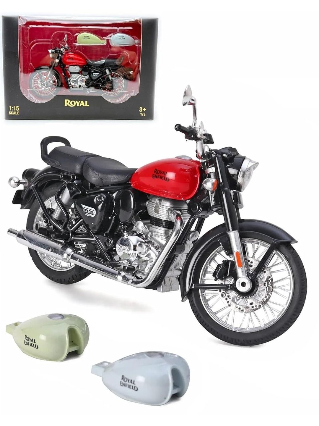 ar kids toys AR Kids Pull Back Action Royal Scale Model 350 Motorcycle Toy-picture-14