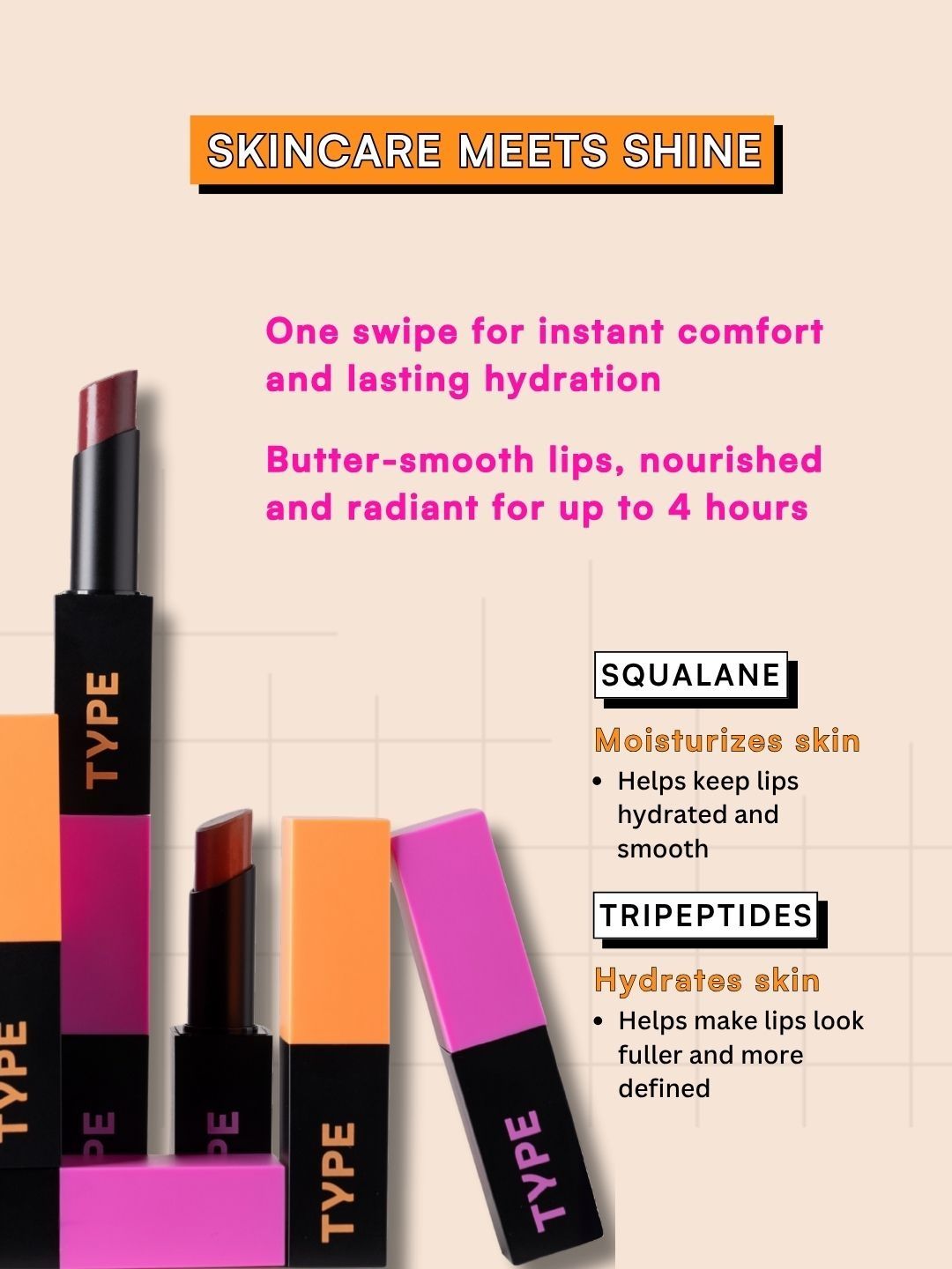 TYPE BEAUTY INC Soak It Lip Oil Stick-2.5 g- Brownie Batter 605-picture-44